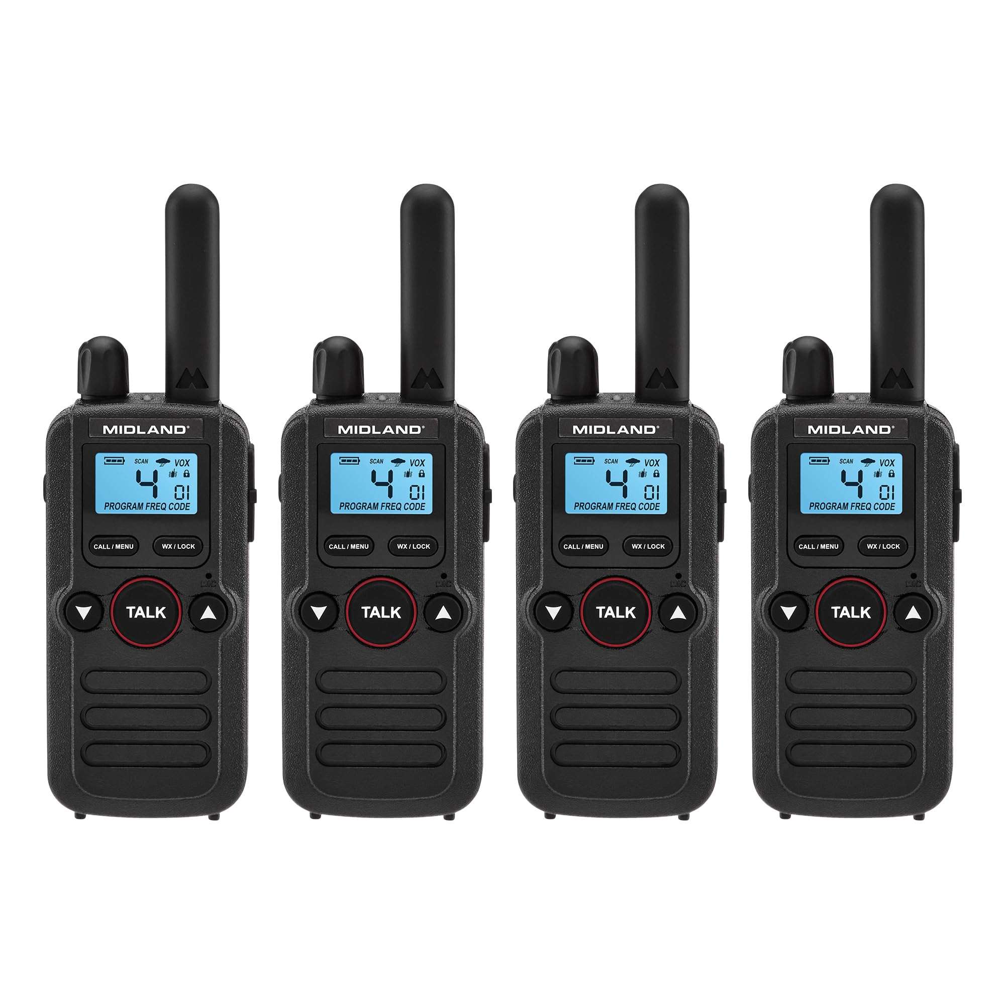 Midland BizTalk BR180 On-Site Business Radio - 4 Pack Bundle w/Chargers 1