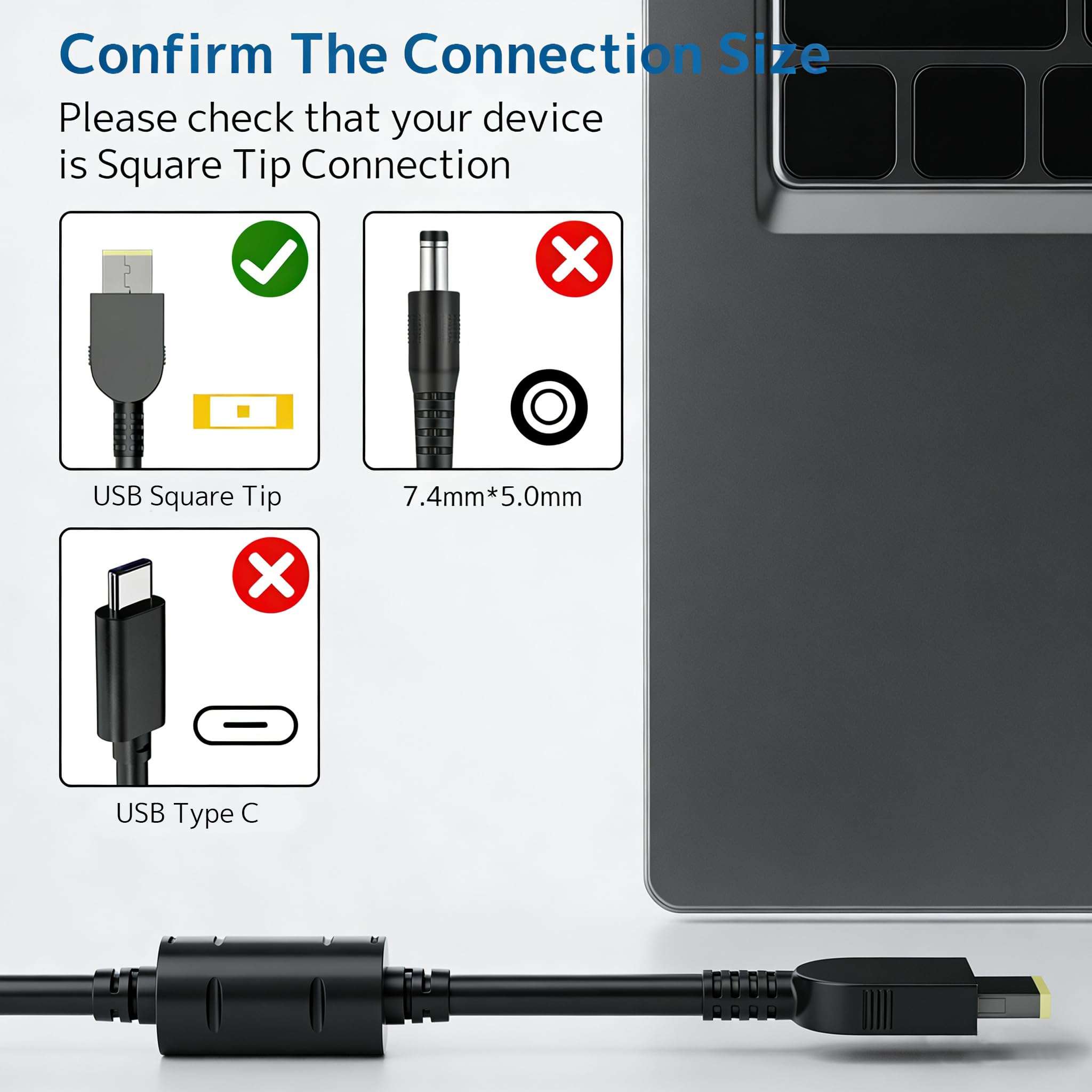 330W 20V 16.5A GaN Slim Gaming Laptop Charger Replacement for Lenovo Legion Pro 9 9i Gen 9 7 7i 5i 5 15 16 17 Yoga AIO 7 16IRX8 16IRX9 16IRX8H 16ARX8H RTX 4070 4080 4090 AC Adapter Power Supply Cord 3