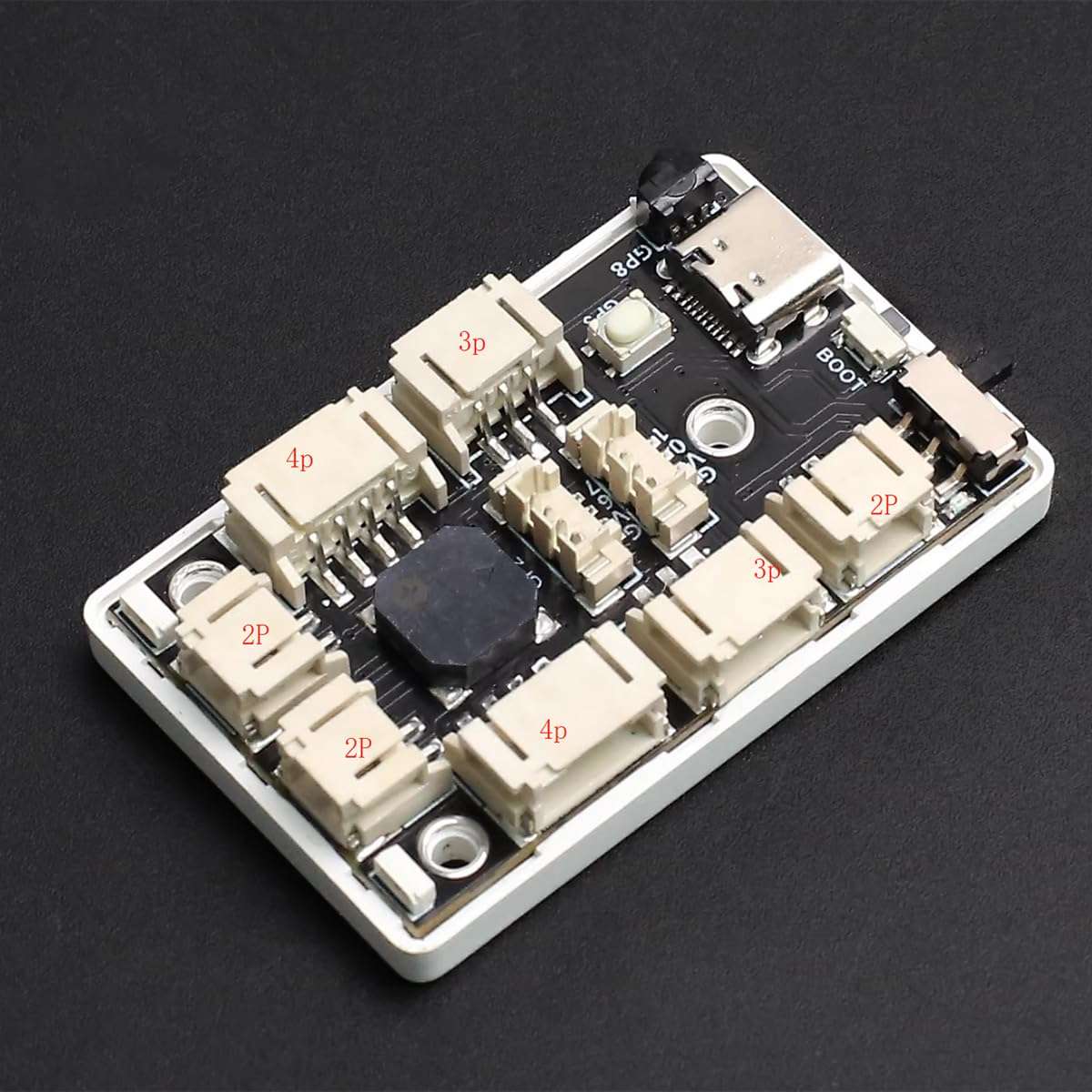 GEEKEYES RP2040 Development Board with Type-C Port & PH2.0 Interface, 8MB Flash - Enhanced Raspberry Pi Pico Compatible Microcontroller Board for STEM, IoT, Robotics 4