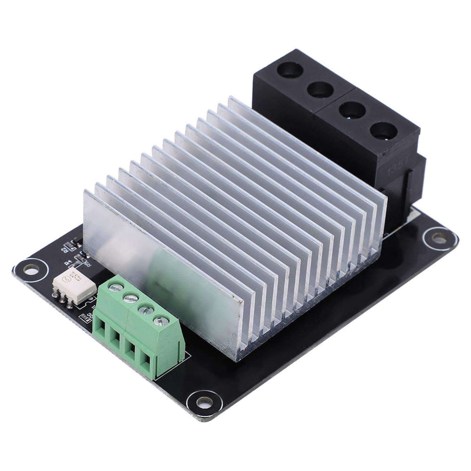 Heat Bed Power Module 3D Printer Heating Controller High Current Load with Heat Sink for 3D Printer Hot Bed 3D Printer Accessories 1