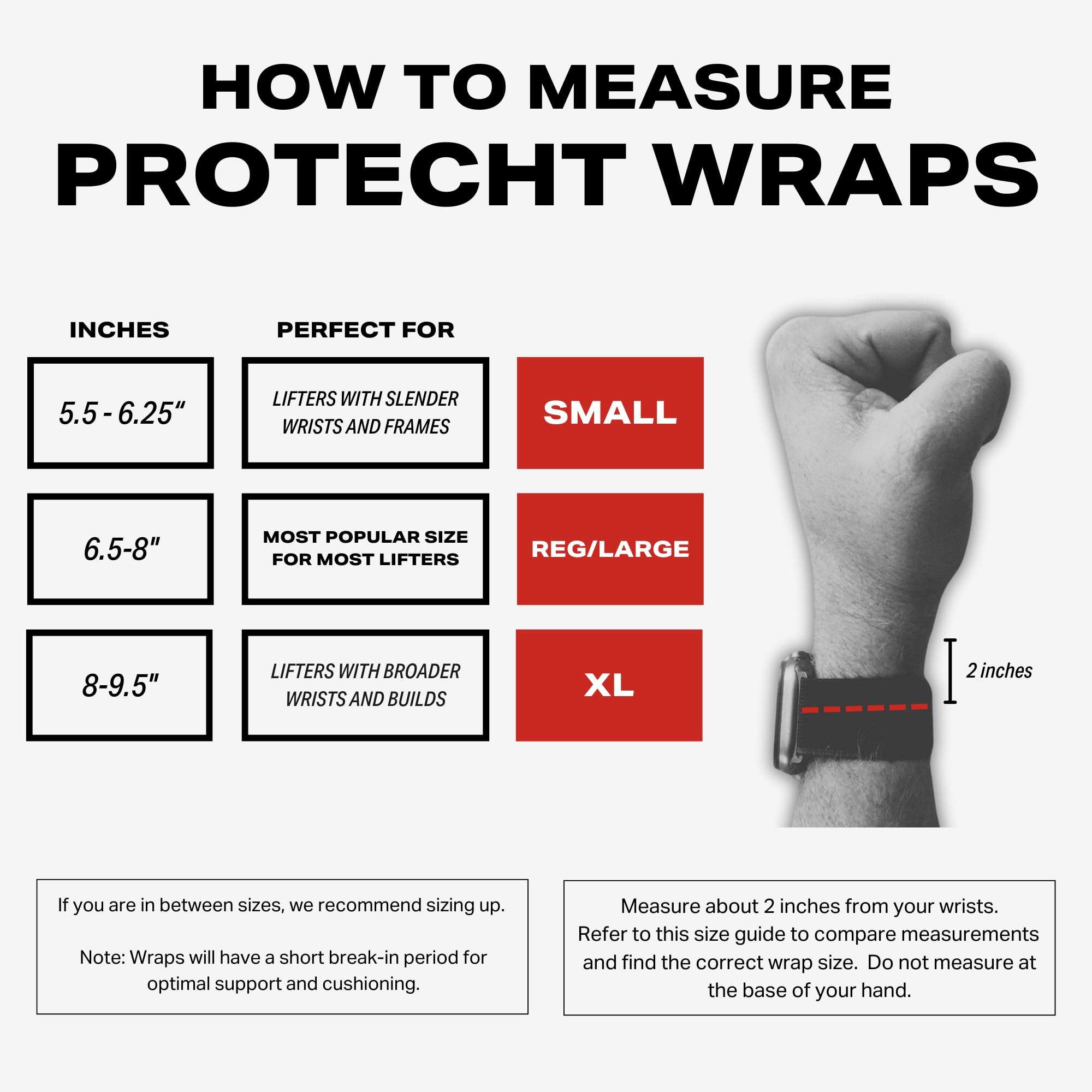 PROTECHT Wrist Wraps for Weightlifting with Smartwatch (No Patch, XL (8-9.5")) 4