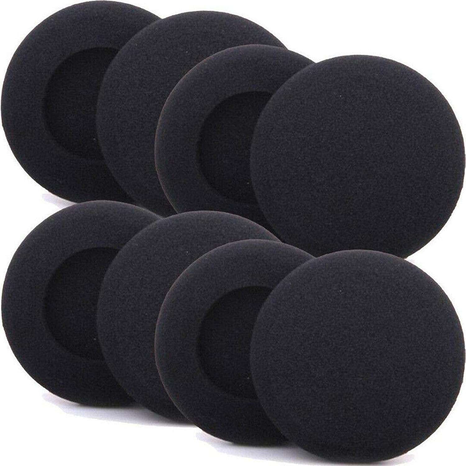 QULSE Foam Ear Pad Replacement Cushions, Headphone Earphone Headset Disposable Sponge Covers 5 Pairs (45mm) 1