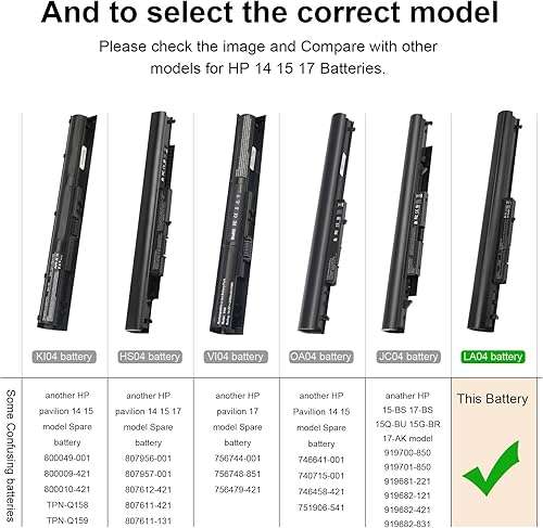 Laptop Battery for HP 248 248 G1 340 340 G1 350 350 G1 F3B96AA F3B96AA#ABB 6