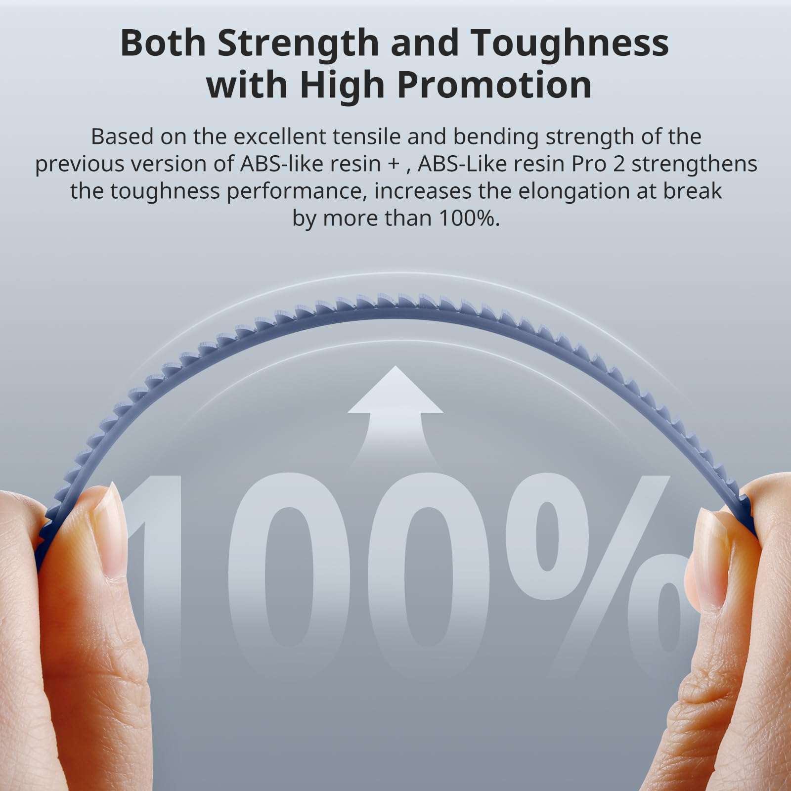 ANYCUBIC - ABS-Like Pro 2 3D Printer Resin Bundle with Enhanced Strength and Hardness, Much Superior Performance to ABS-Like Resin, Low Odor, 4 Packs x 1kg Grey, 4kg Total 3