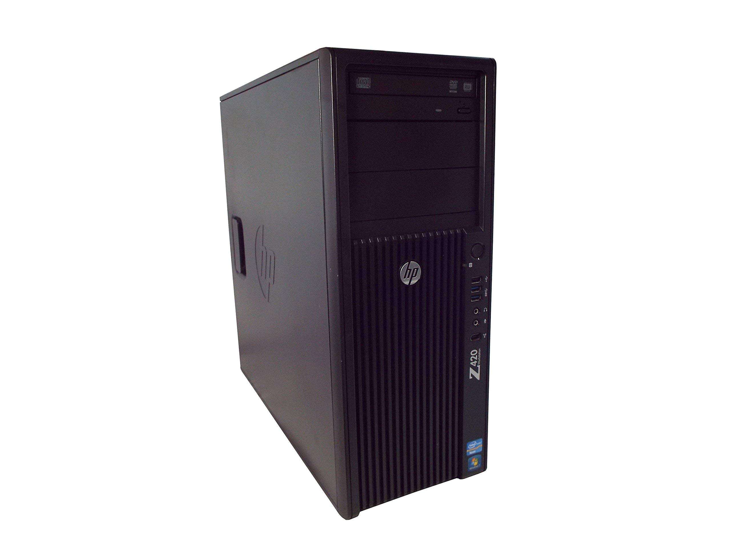 HP Z420 Tower Workstation Desktop PC, Intel Xeon E5-1620 3.6GHz, 16GB DDR3 RAM, 512GB SSD, Win-10 Pro x64, NVIDIA Quadro 2000 (Renewed) 1