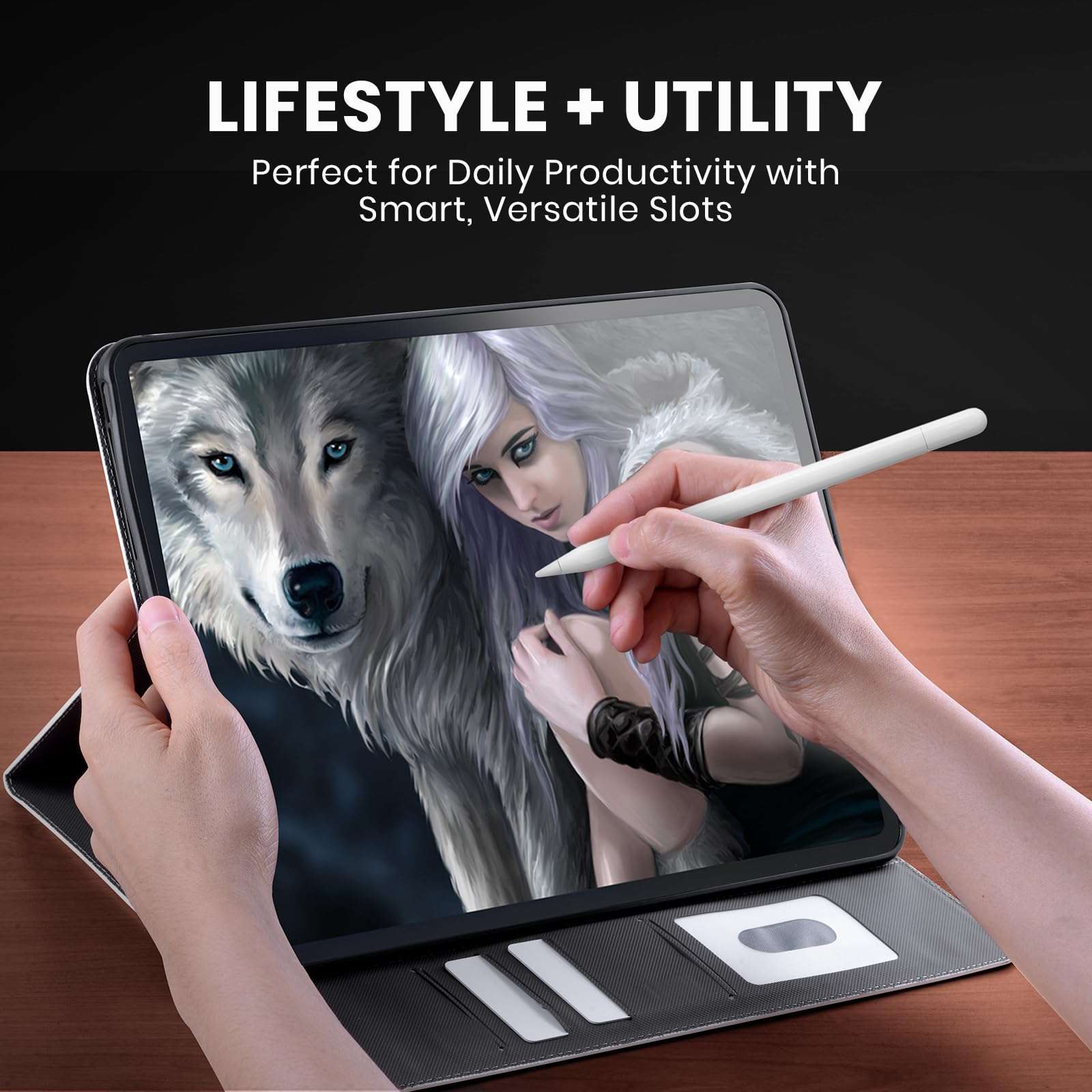 Head Case Designs Officially Licensed Peanuts Autumn Charlie Brown Leather Wallet Case Compatible with Apple iPad 10.9 2022/2025 4