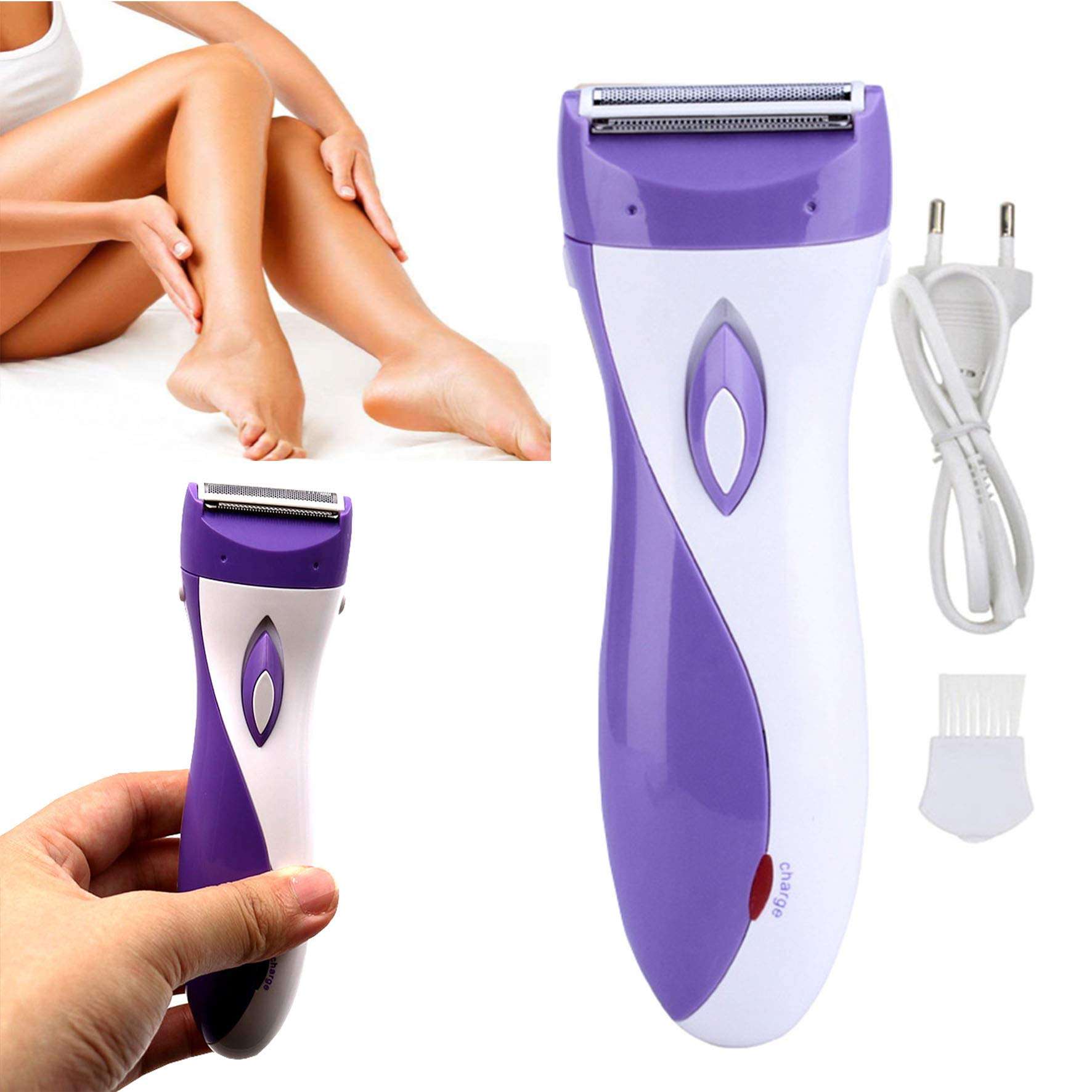 Frackkon Beauty Sensitive Touch Private Part Fully Safe Electric Trimmer for Facial and Body,Nose, Ear EYEBROW and Bikini Line Trimmer Shaver Painless Hair Remover Under Arms for Women Multi colour