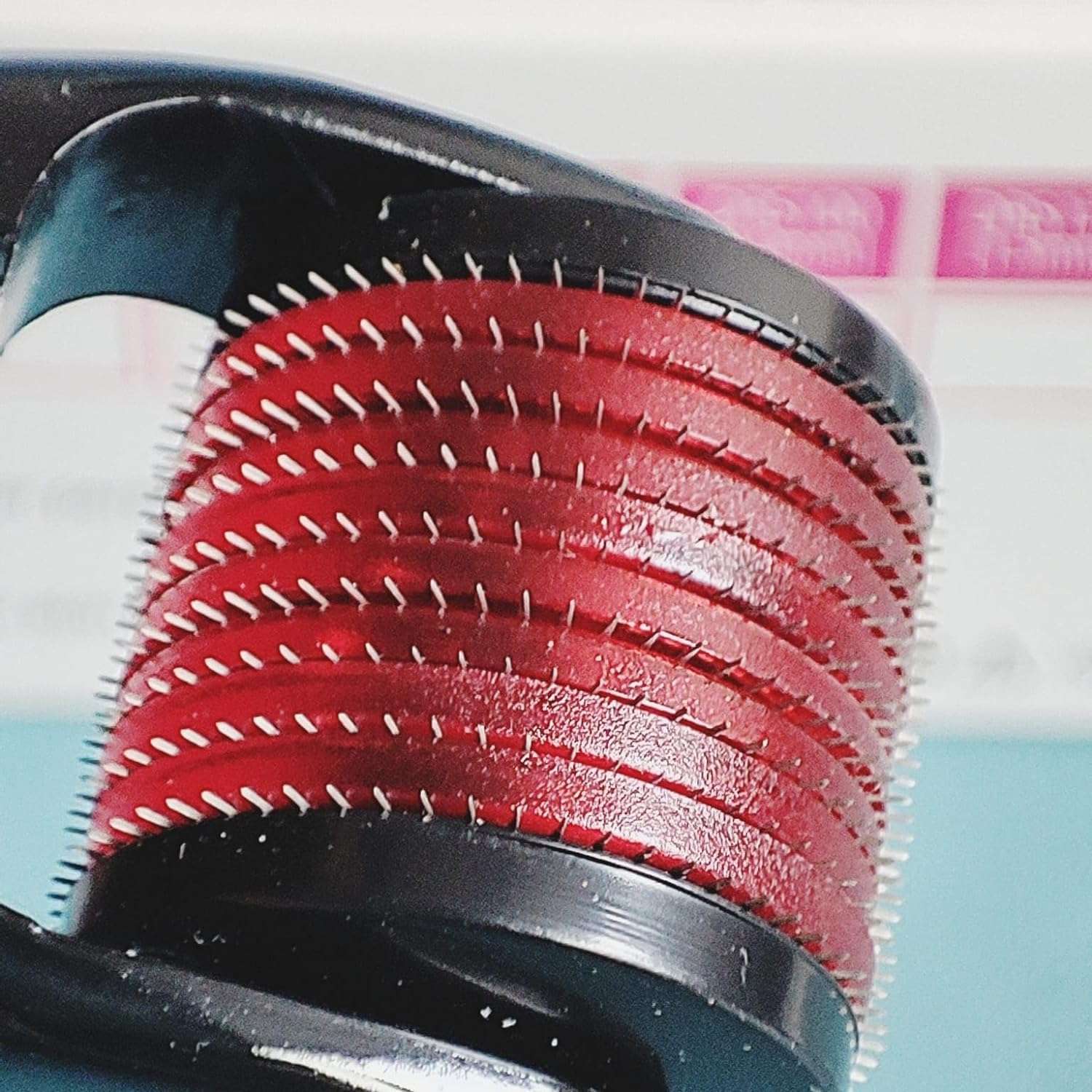 Dr. Pen Derma Roller 1.5mm, with 540 Titanium Needles For Scalp, Face and Beard 5