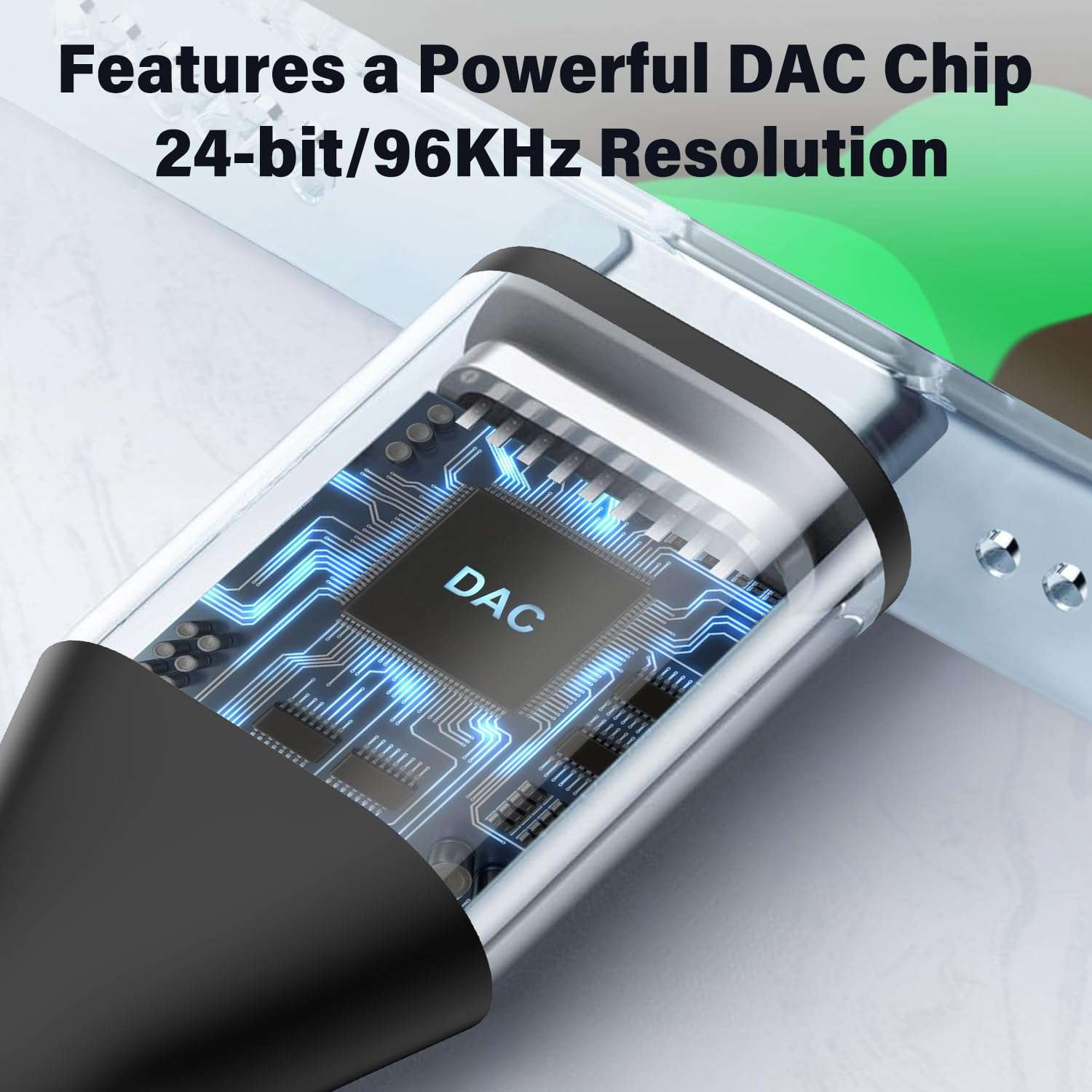 J&D USB-C to 6.35mm 1/4 inch TS Audio Cable, Gold Plated USB Type C to 1/4" Male Mono Interconnect Aux Adapter Cable Compatible with iPhone 15/16 Series 6