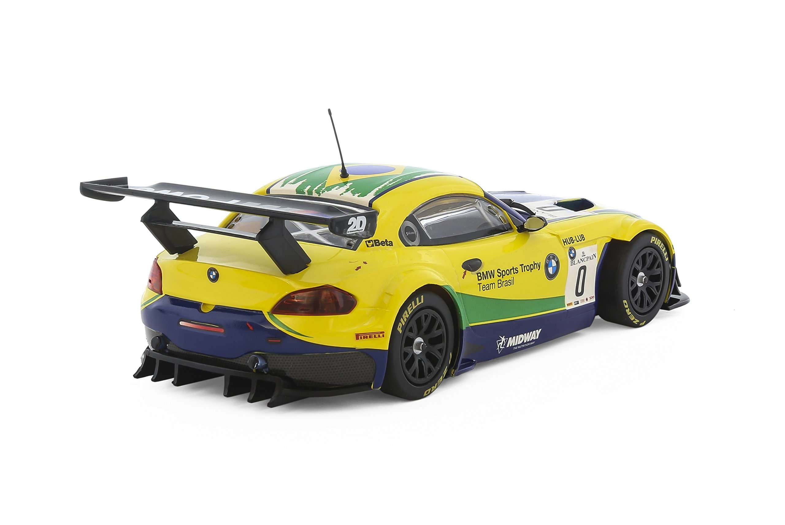 Scalextric C3721 BMW Z4 GT3 Blancpain Series Brands Hatch 2015 Slot Car (1:32 Scale) 3