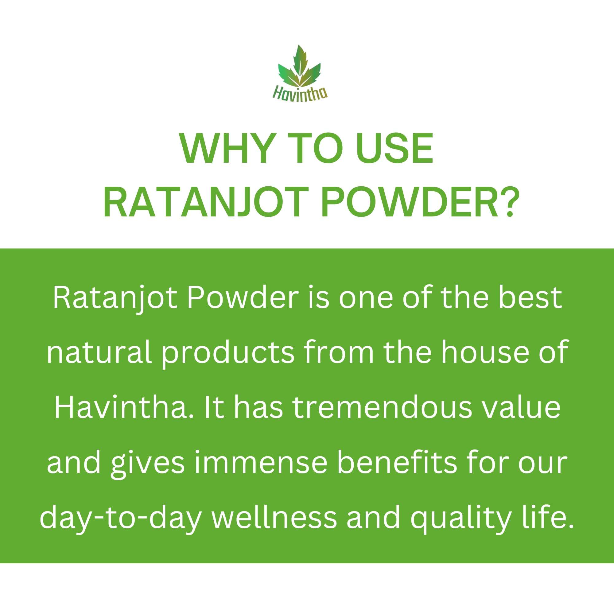 Havintha Ratanjot Powder (Root) Use for Hair Fall, Hair Growth, Skin Burns (100 g) 3