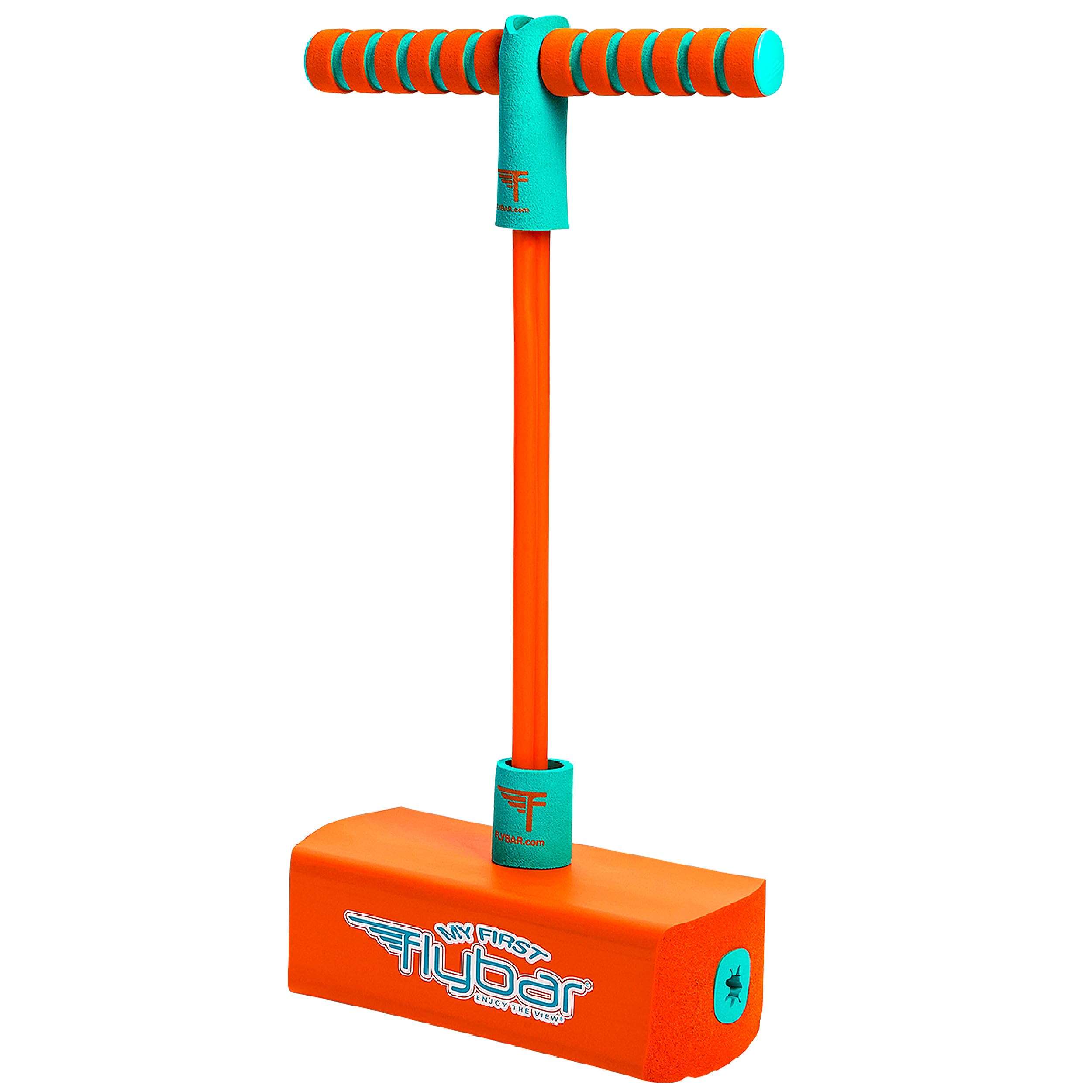 Flybar My First Foam Pogo Jumper for Kids Fun and Safe Pogo Stick for Toddlers, Durable Foam and Bungee Jumper for Ages 3 and up, Supports up to 250lbs (Orange) 1