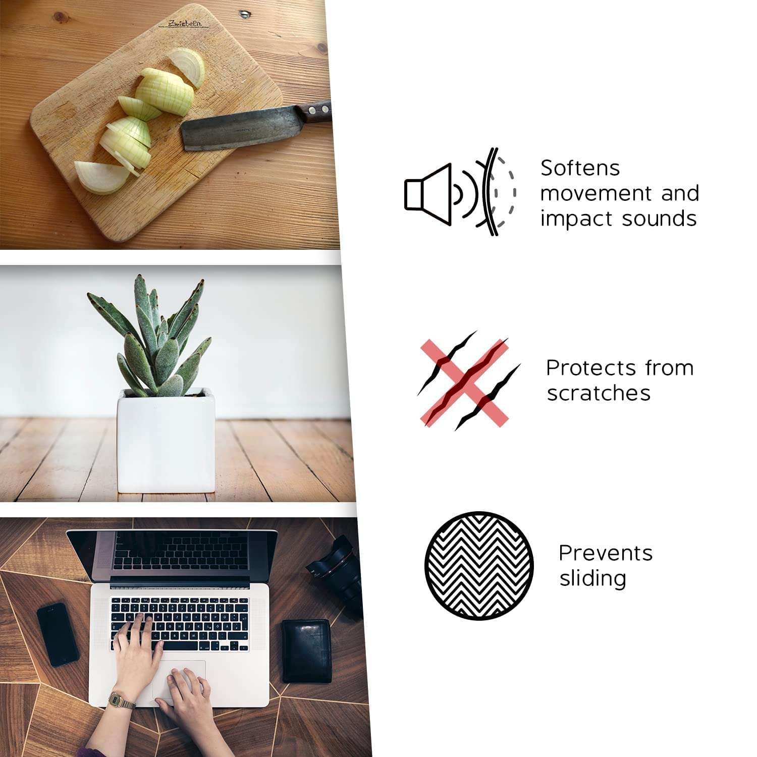 XCEL 35-Pack 1/2" Thick Rubber Speaker, Stereo Laptop & Monitor, Furniture Feet Pads Isolation Feet 6