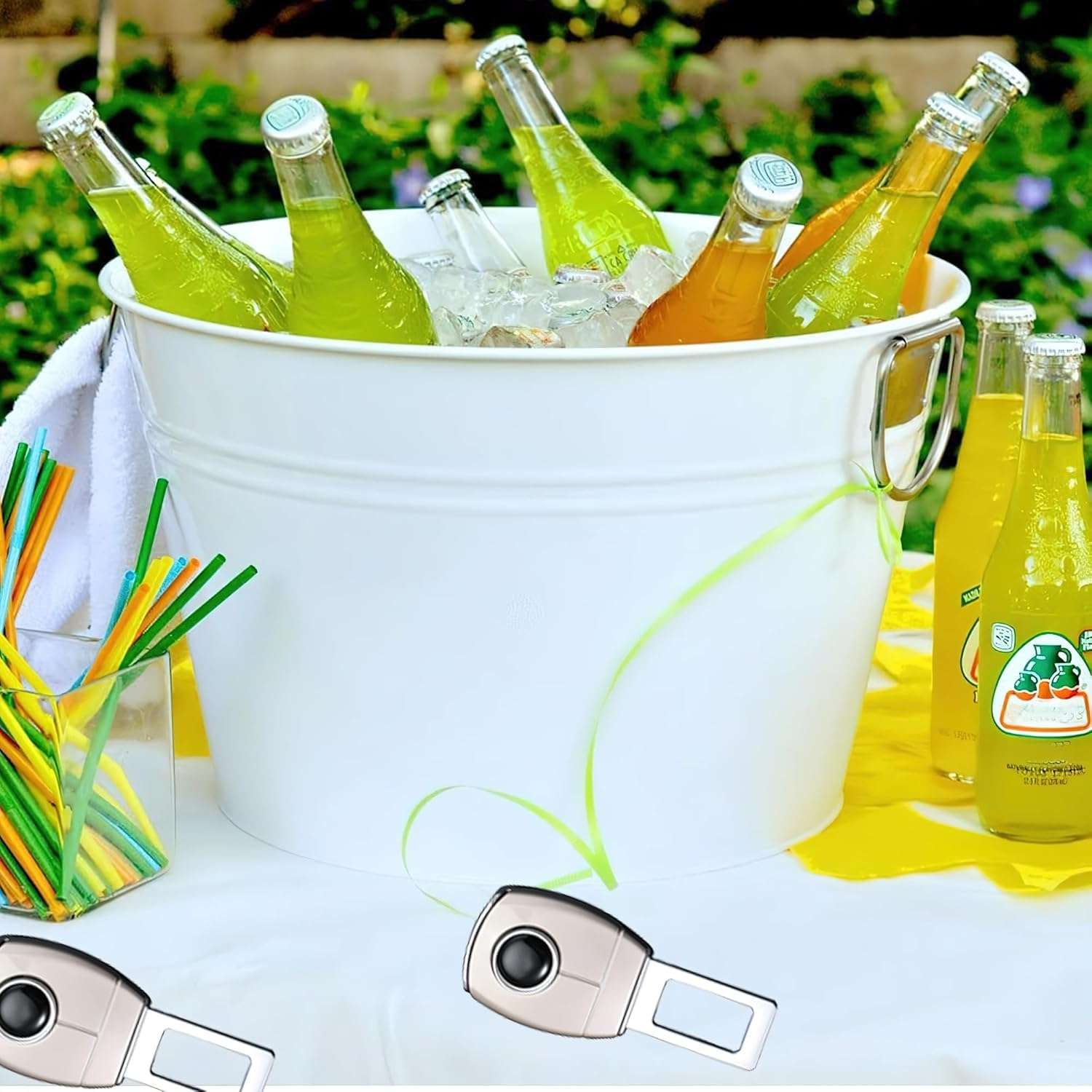 Set of 2 Manual Metal Bottle Openers for Beer & Soda | ABS Grip Coated Bar Tool | Durable Beverage Cap Opener for Home, Kitchen & Outdoor Use 6