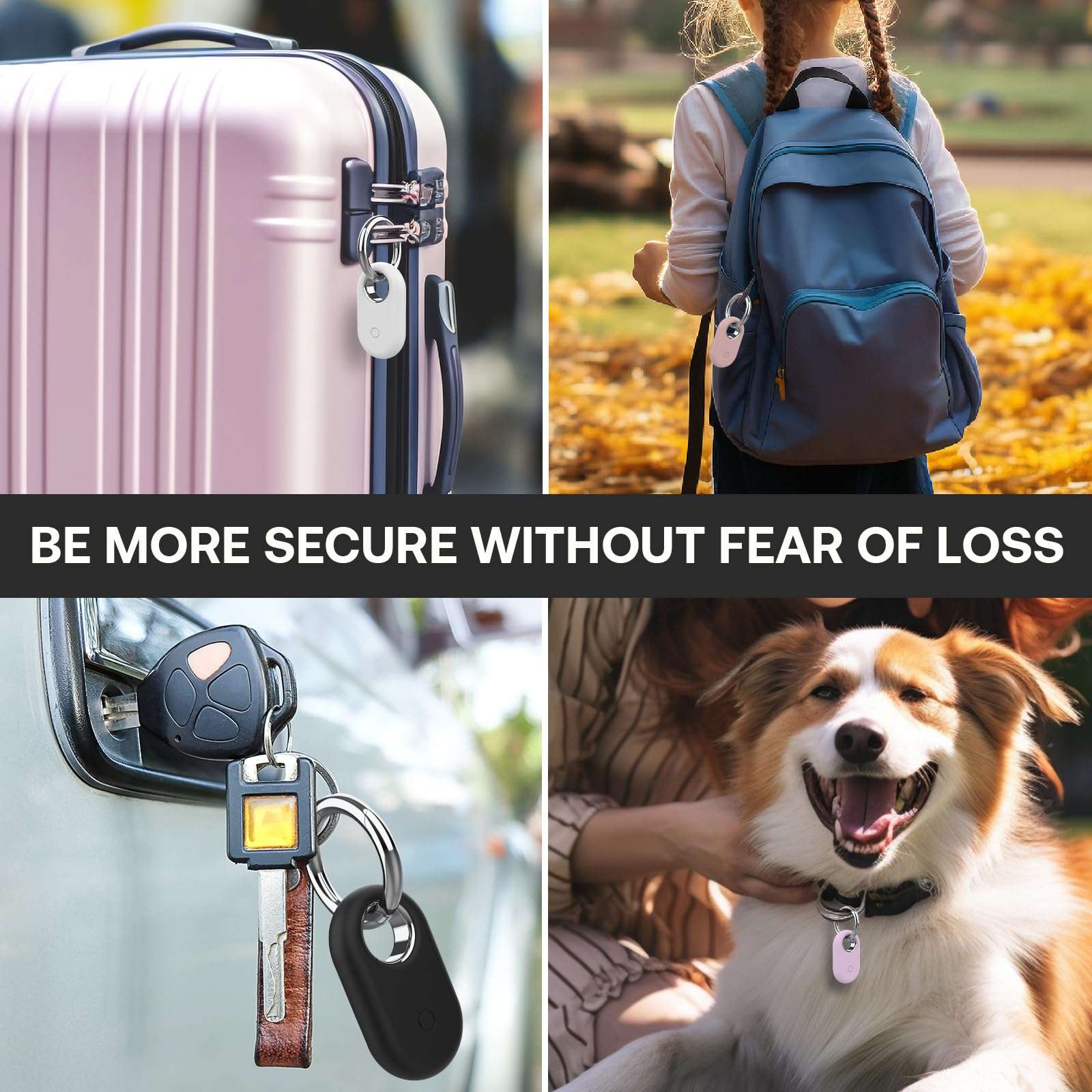 2Pack Smarttag2 Holder and Smarttag2 Keychain,Soft and Shockproof Silicone Smarttag2 Case for Samsung Galaxy SmartTag2,Comes with Ring Metal Snap Keyring for Luggage,Keys,Pets,Kids Bag 6