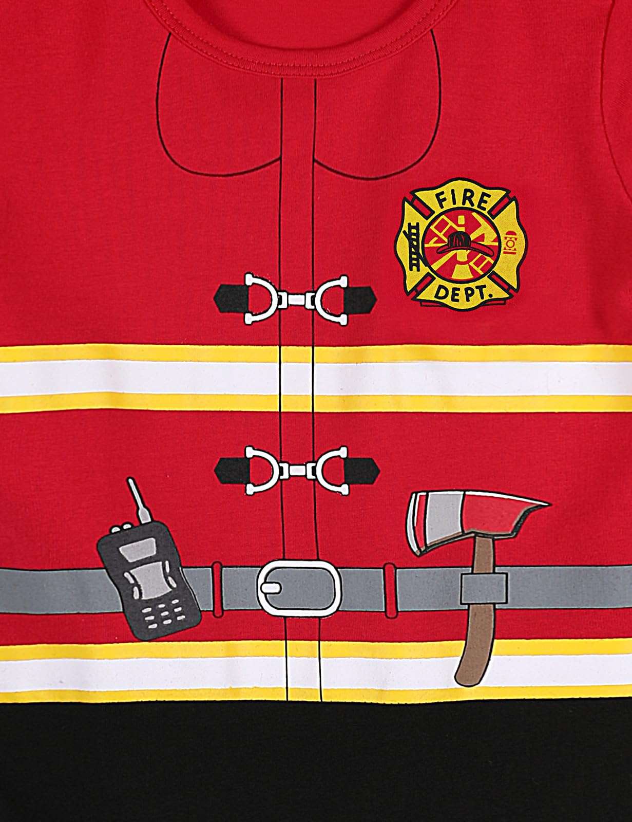 COSLAND Baby Firefighter Costume Infant Boys Halloween Outfit, Red, 0-6 Months 5