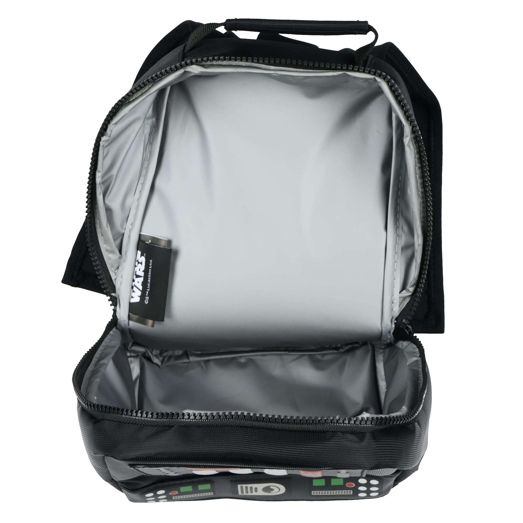 Star Wars Darth Vader Lunch Box Tote Chest Plate with Cape Easy Carry Insulated Food Container Bag 4