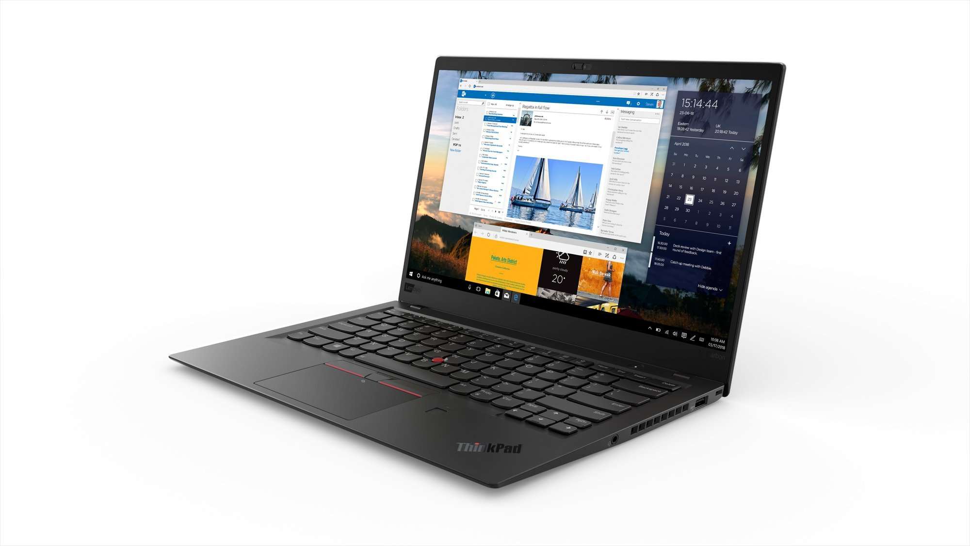 Lenovo ThinkPad X1 Carbon 6th Gen Laptop, 14.0in FHD (1920x1080) Touchscreen, 8th Gen Intel Core i7-8650U, 16GB LPDDR3, 512GB SSD, FP Reader, Windows 10 Pro (Renewed) 2