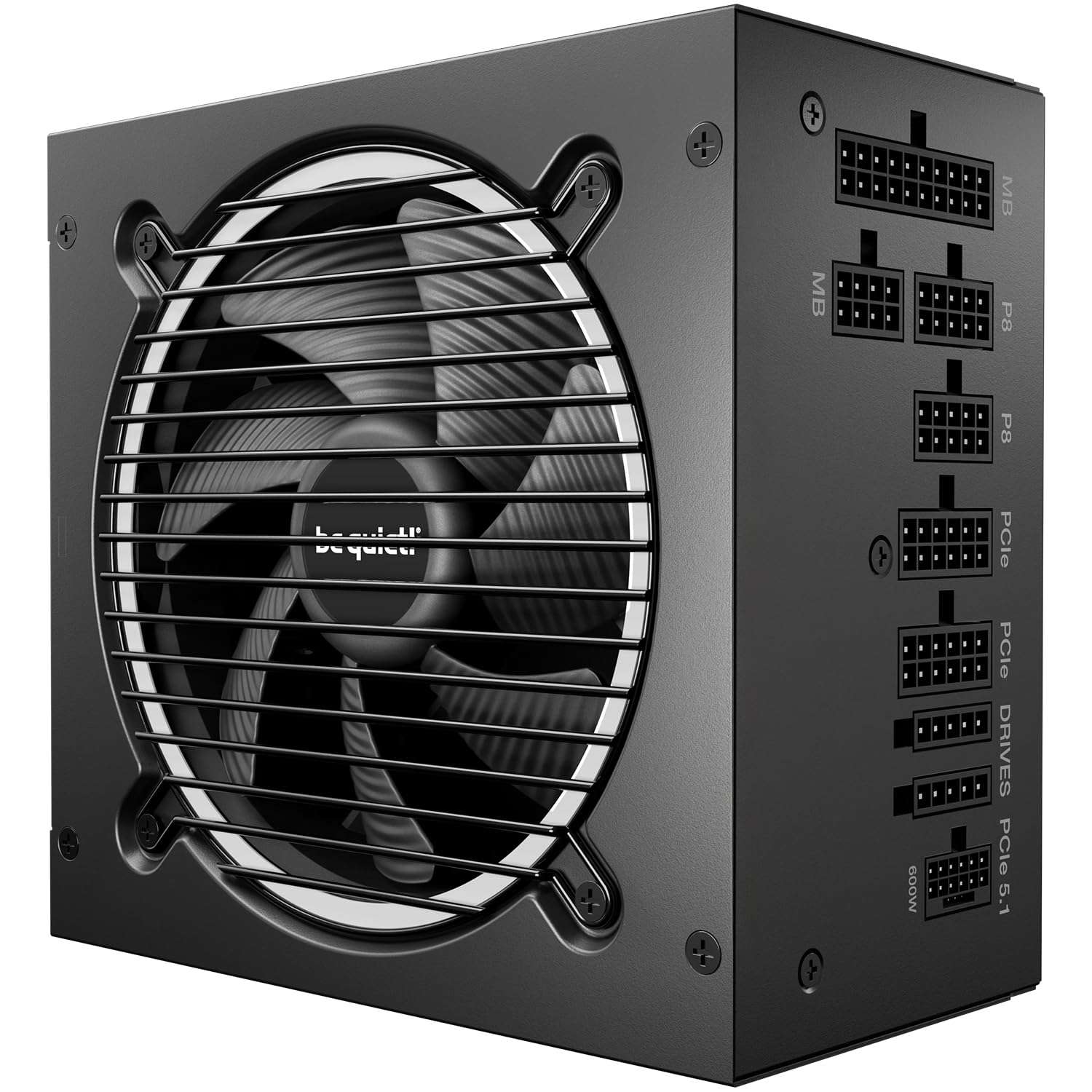 be quiet! Pure Power 13 M 750W Power Supply, 80 Plus® Gold Certification, ATX 3.1 PSU, Support for PCIe 5.1 GPUs, semi-Passive 120mm be quiet! Fan, LLC Technology, Single Rail, for Overclocked GPUs 1