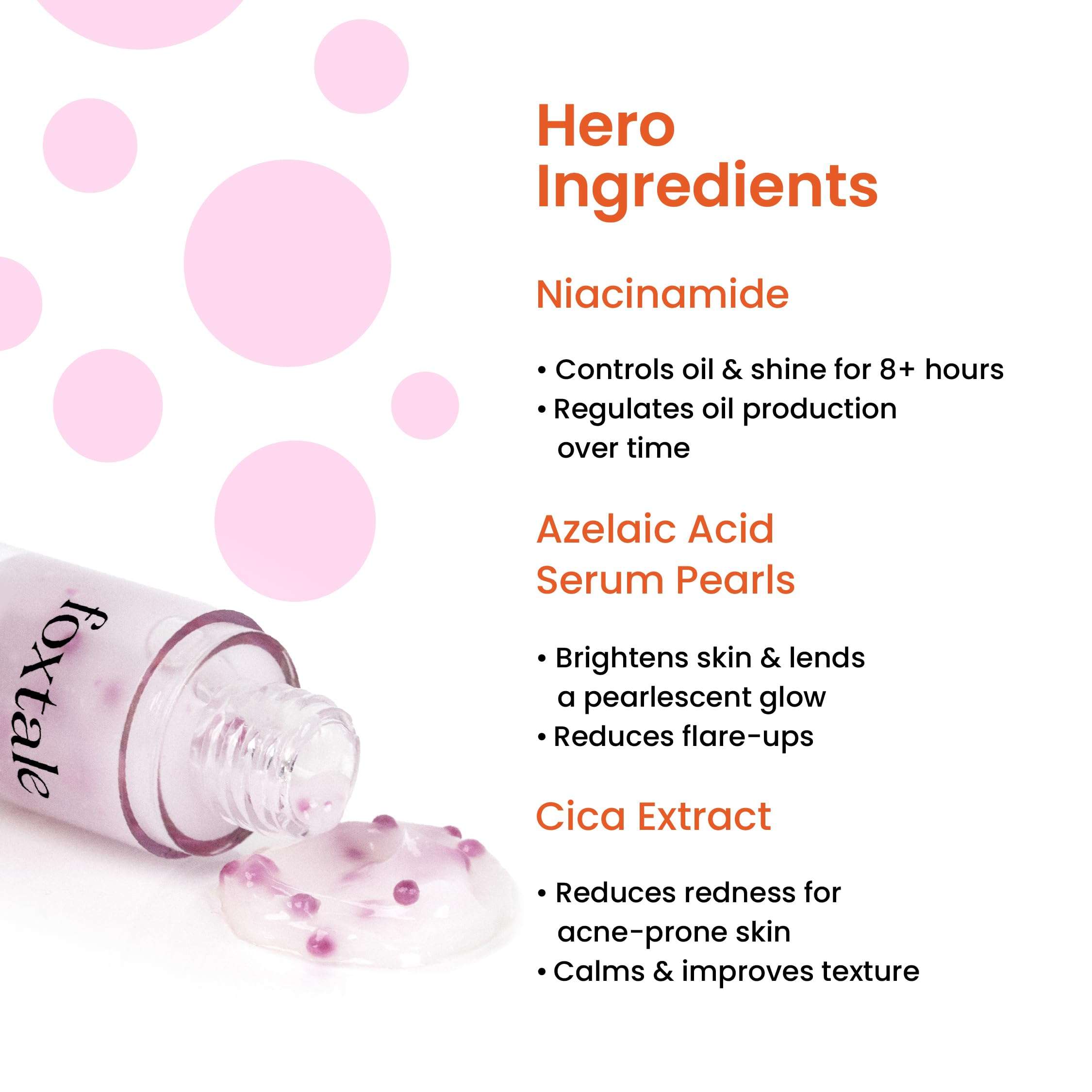 Foxtale Oil-Balancing Gel Moisturizer with Niacinamide, Azelaic Acid Pearls & Cica, 8+ Hours Shine-Free Hydration, Oil-free, Lightweight, Balances Sebum Production, For Oily & Acne-Prone skin, Men & Women, (2 x 50 ml) 4