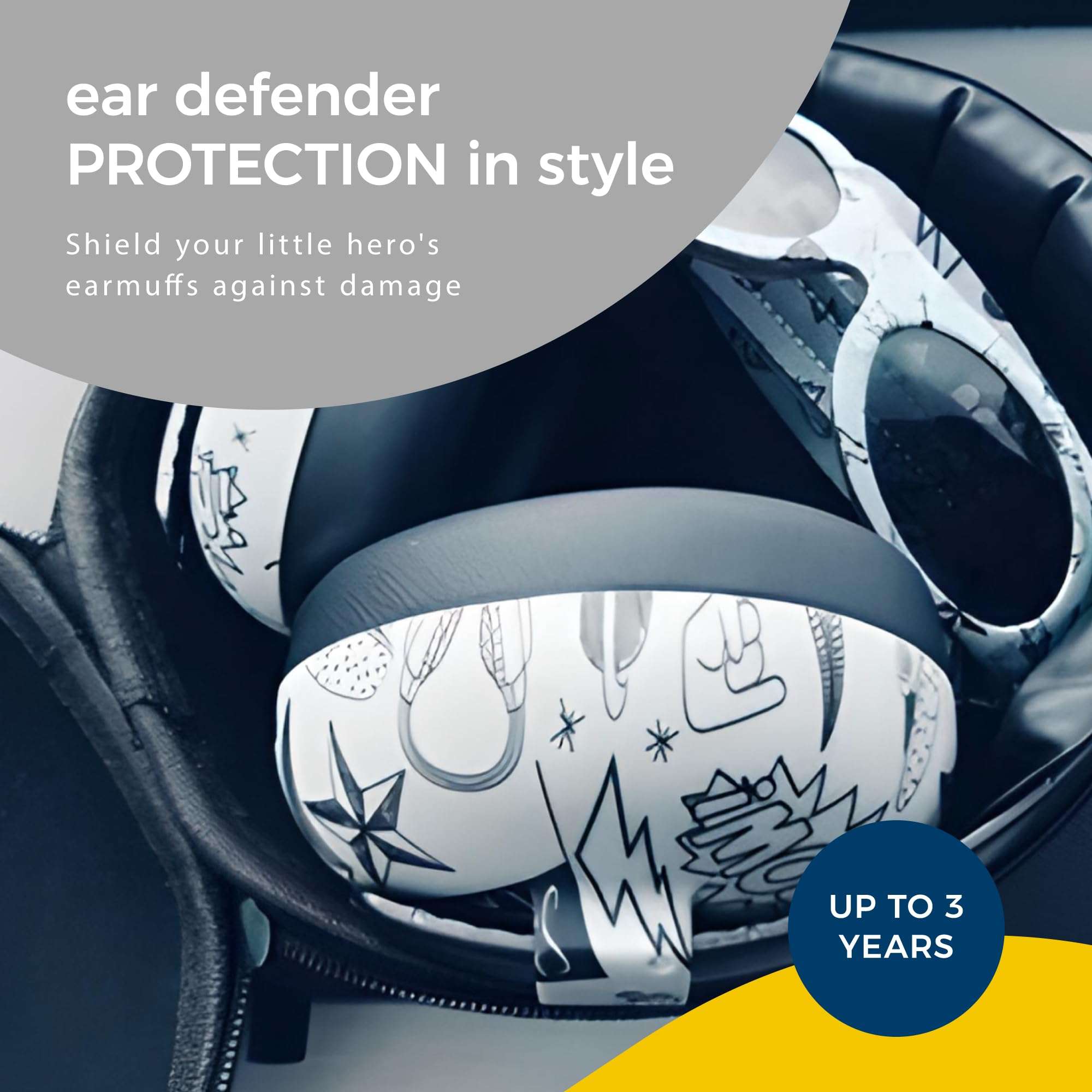 BANZ Baby Earmuff Case 0-36 Months – Lime - Travel Case for Baby & Toddler Headphone Protection – Lightweight, Compact & Durable Earmuff Container 2