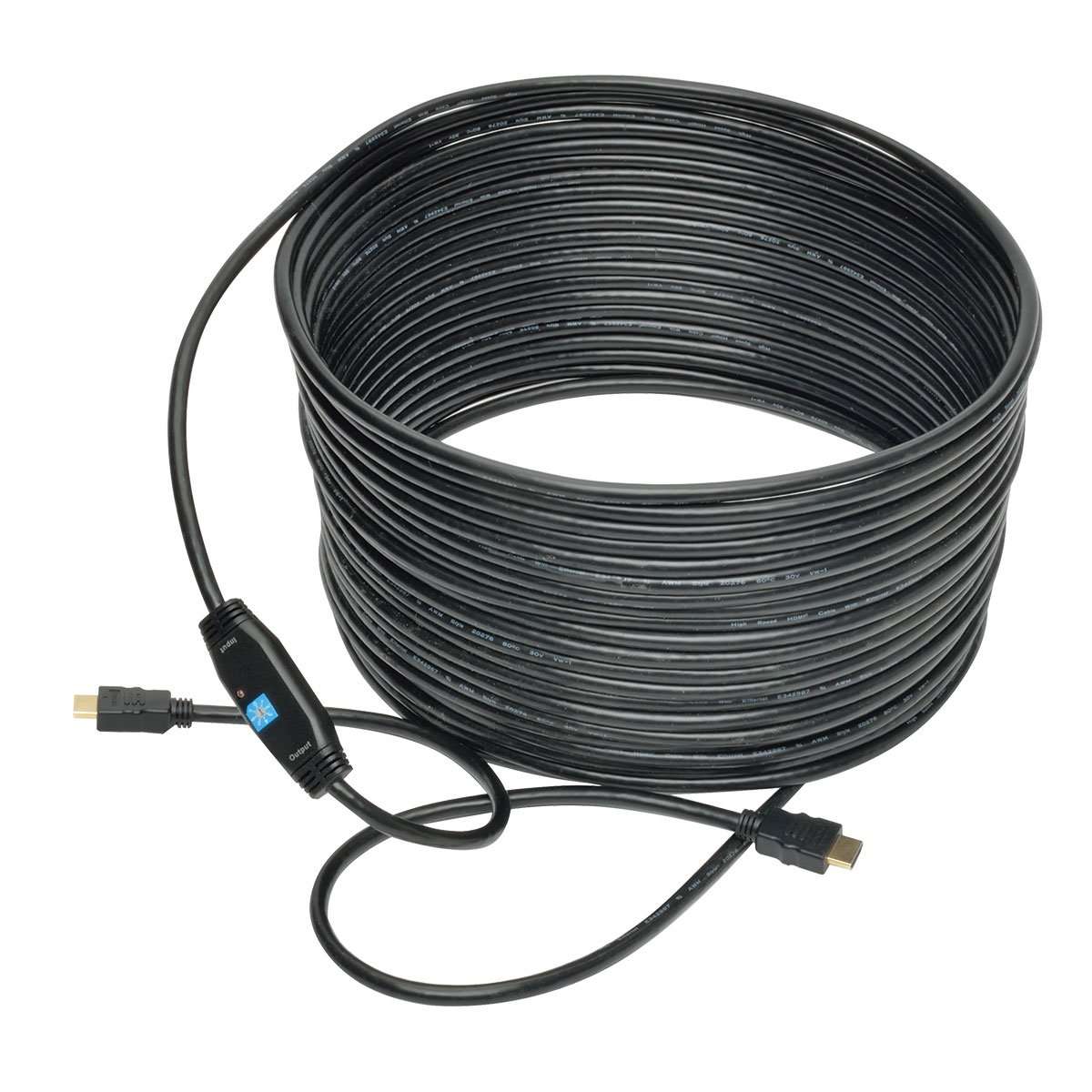 Tripp Lite Active High-Speed HDMI Cable with Built-In Signal Booster, 1920 x 1080 (1080p) @ 60 Hz (M/M), Black, 50 ft. (P568-050-ACT) 2