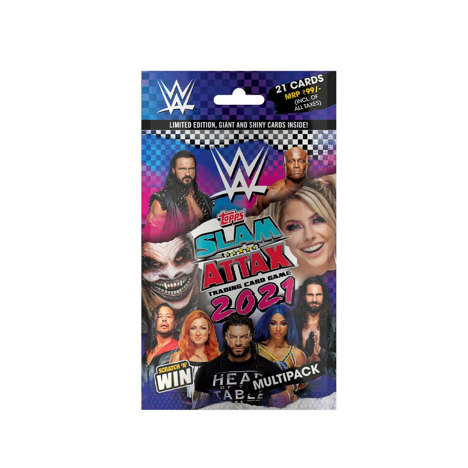 Topps WWE Slam Attax 2021 Edition (Multi Pack) I WWE Cards | WWE Slam Cards| Slam Attax | Slam Attax Cards | Slam Attax, Multicolor for Kid