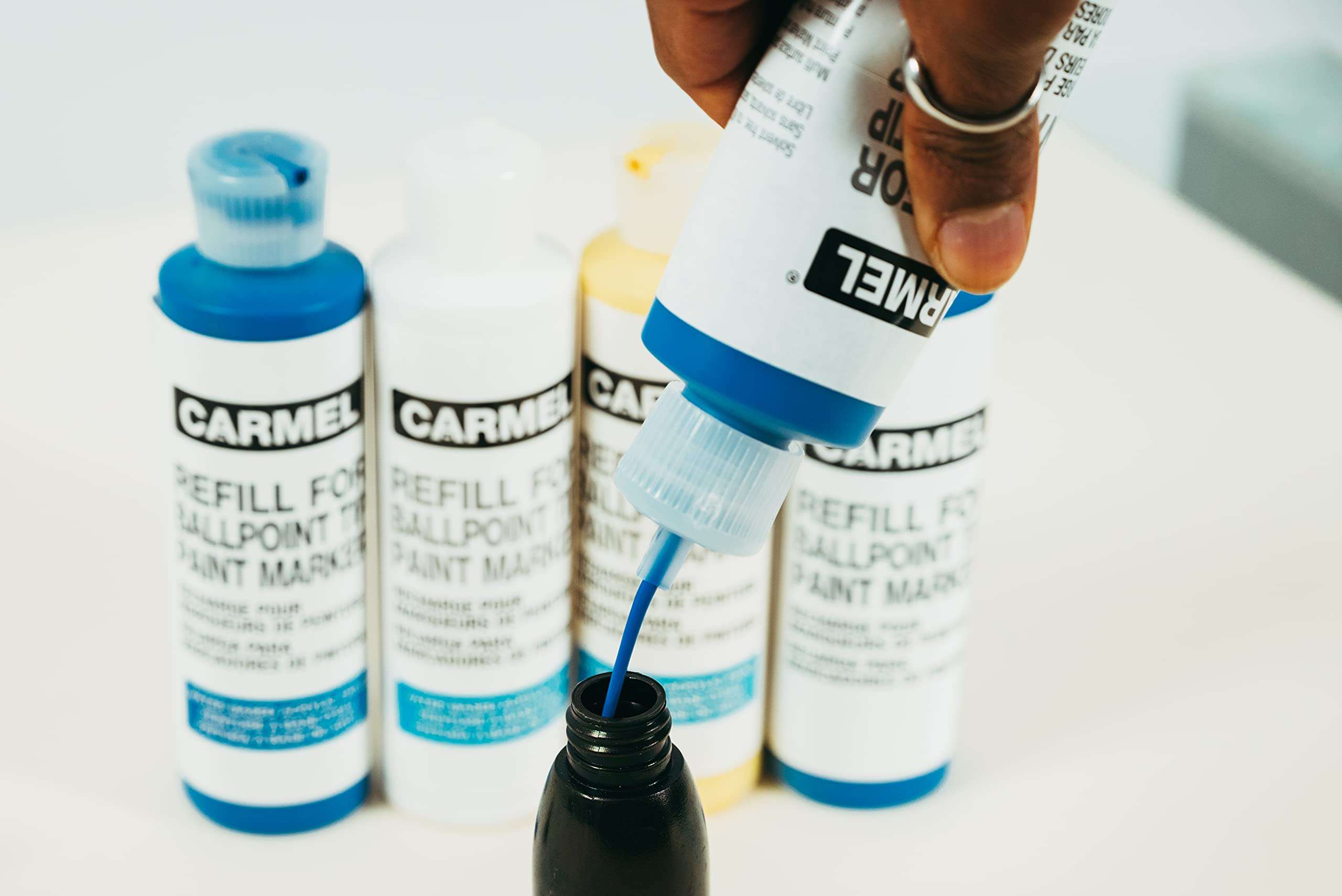 Carmel Refill Paint for Ballpoint Marker (Yellow), Pack of 1 5