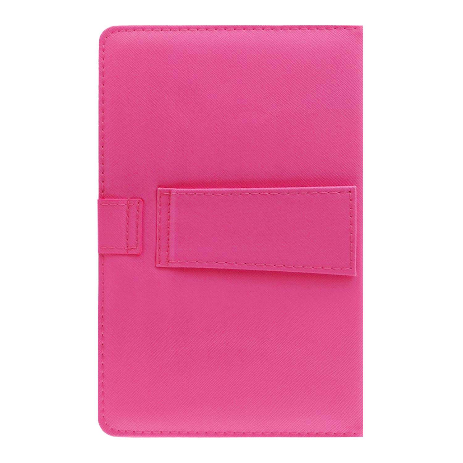 ACM Keyboard Case Compatible with Sony Xperia Z3 Plus Mobile Flip Cover Stand Plug & Play Device for Study & Gaming Pink 6