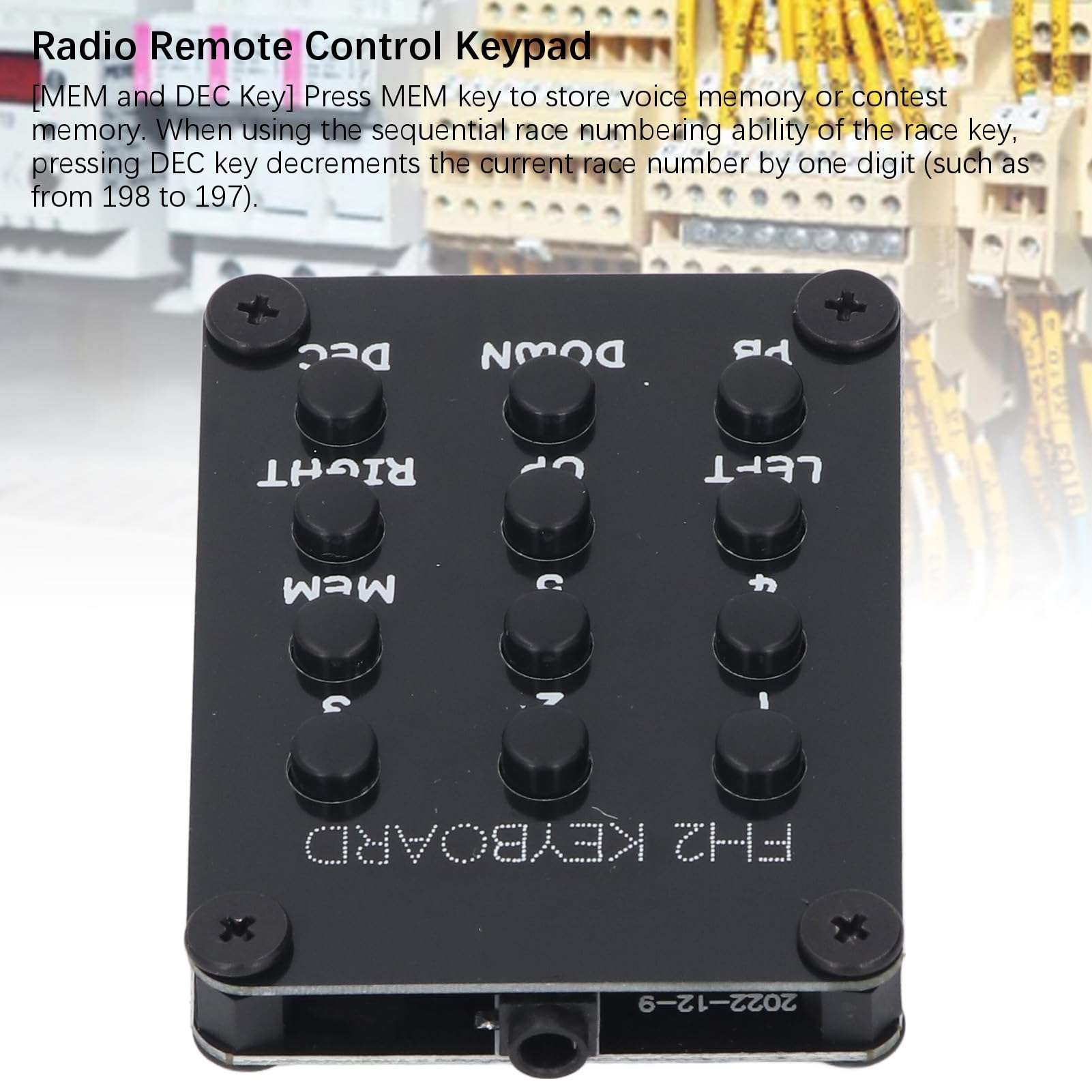 Cordless Number Pads, Numeric Keypad Voice Memory Numpad Keyboard External Keypad Remote Control Keypad for FT -891 FH -2 FT -991A FT - DX3000 FTDX -9000 FT -950 FT -450 FTDX -5000 3