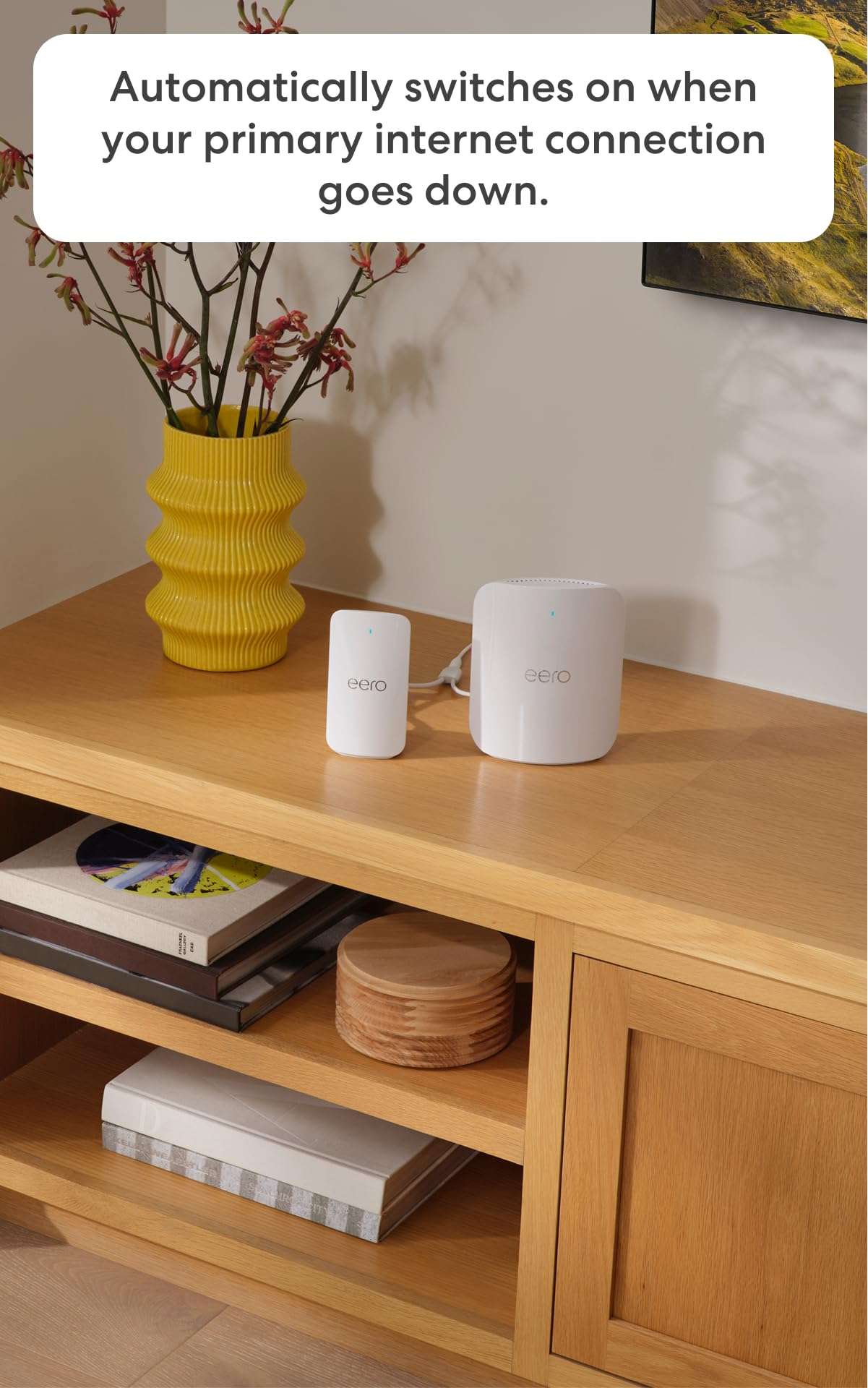 Amazon eero Signal 4G LTE cellular backup for eero systems, annual eero Plus subscription is required for connectivity - available in app (newest model) 4