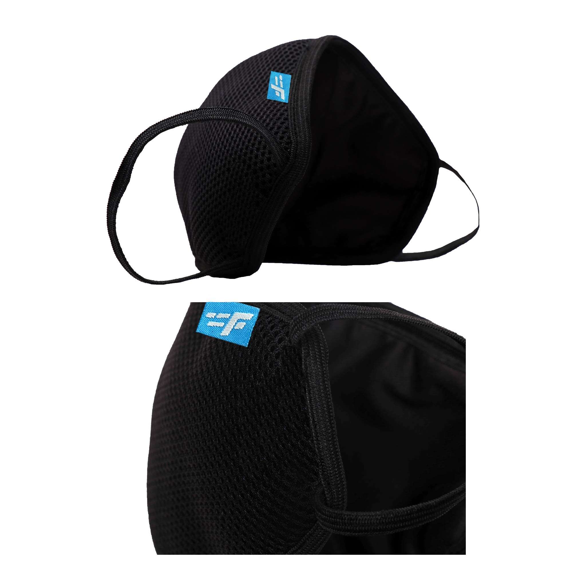 F Gear Standard Size Mask for Adult Color Black F95 Safeguard 7 layer ISO CE SITRA lab certified >95% Bacteria Filtration Face Mask pack of 7 (3456) 4