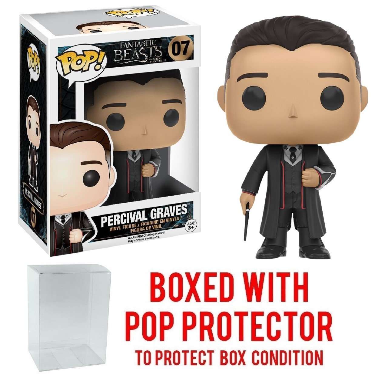 Funko Pop! Movies: Fantastic Beasts And Where to Find Them - Percival Graves #7 Vinyl Figure (Bundled with Pop Box Protector Case) 2