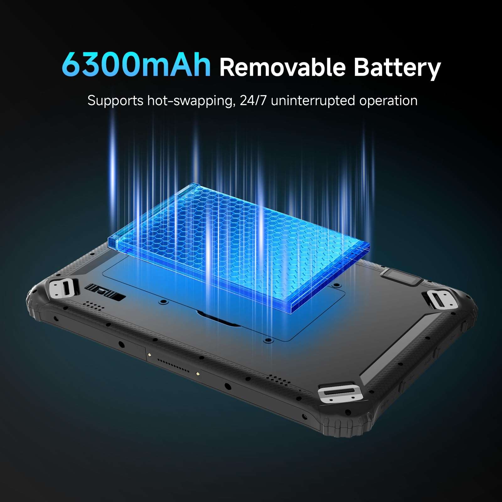 Arrvel Rugged Tablet with Barcode Scanner I22J 2 in 1, 12.2 inch Windows 11 Pro with HW N4680 Scan Engine, 1D/2D Inventory Scanner, 8GB+128GB Industrial Tablet for for ERP WMS,Warehouse,Retail 6