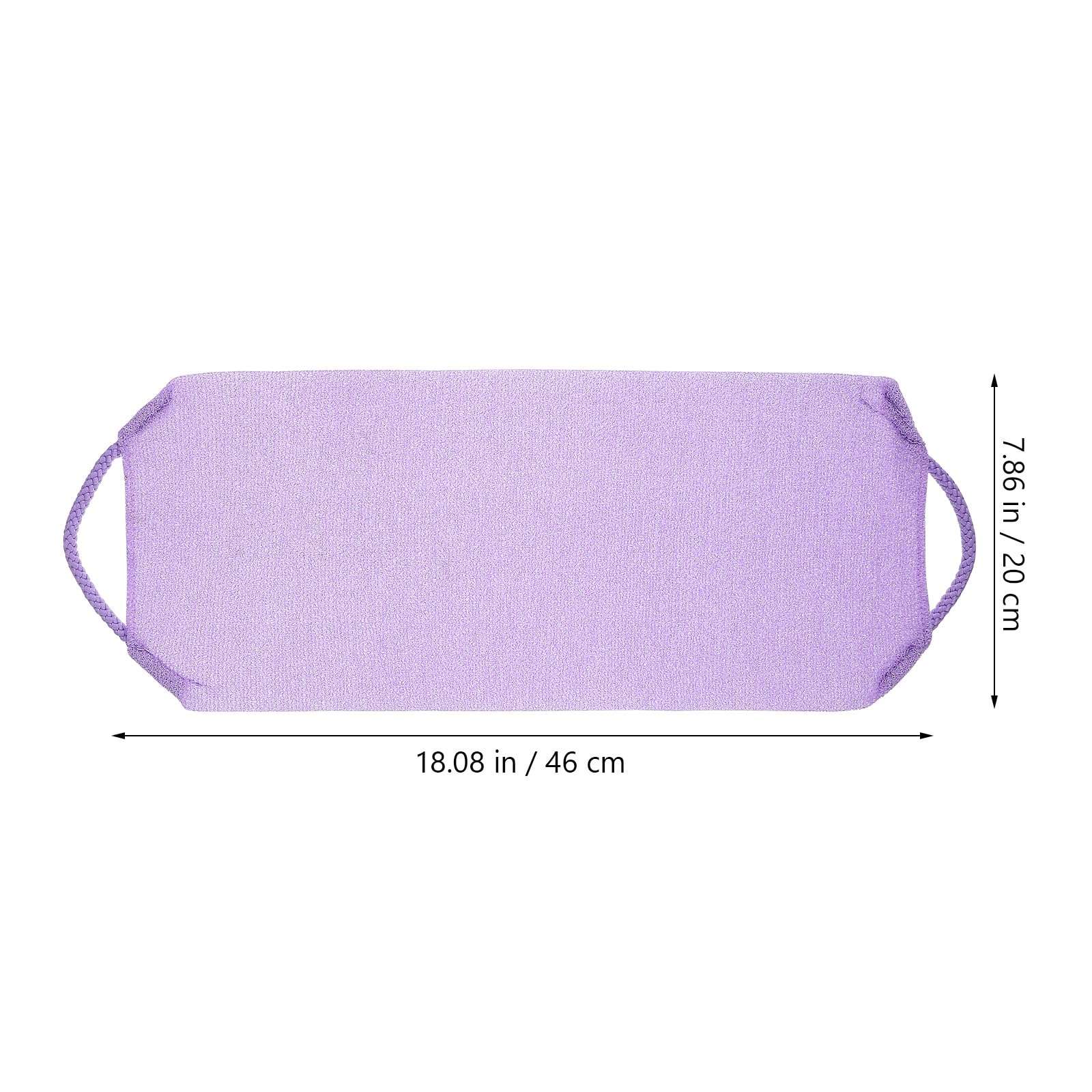 Exfoliating Washcloth Back Scrubber for Shower Exfoliating Body Scrubber Back Scrubber for Shower Washcloth Bath Wash Cloth Exfoliating Loofah Towel Beauty Washcloth, 4 Pack 6