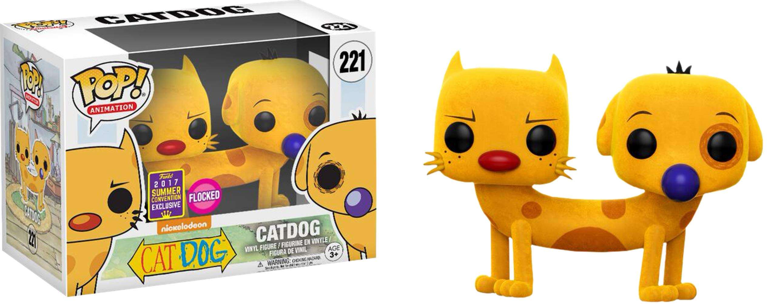 POP Funko Vinyl Figure 221 Flocked Catdog SDCC Summer Convention Exclusives, 15102 2