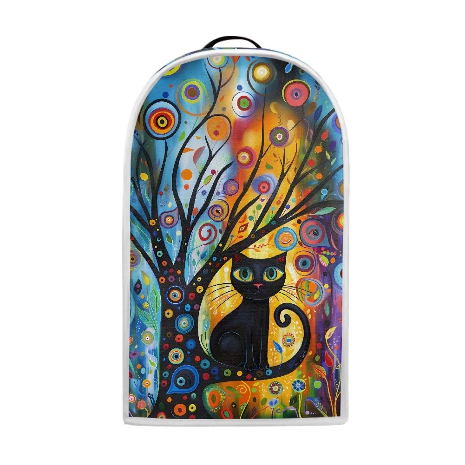 PJHEQOXE Modern Art Cat Print Blender Cover Small Kitchen Appliance Covers Stand Mixer Coffee Juicer Maker Blender Dust Cover and Fingerprint Protection 1