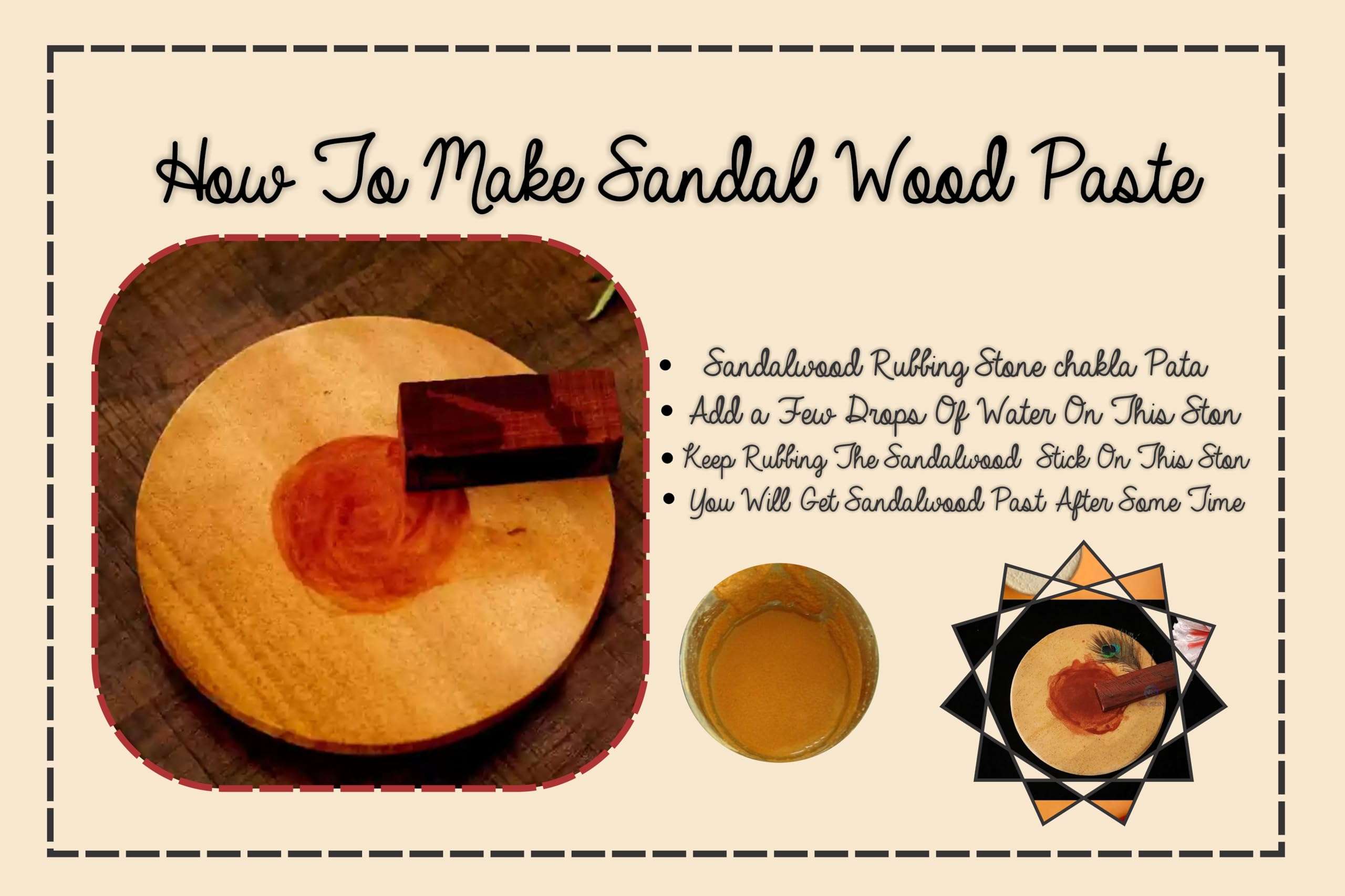 TC SONS Chandan Stick Natural Red Chandan Wood Lakdi for Pooja Tilk Havan & Beauty 140-150 Grams 4