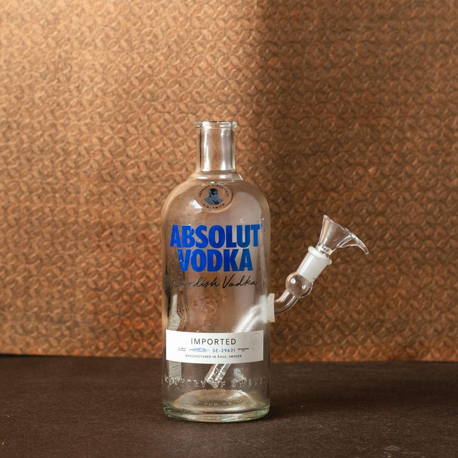 Smoke Station Absolute Heaven Bong Pot 800 Gram (Clear Blue) 11 inch Glass With 2 Pcs Shooter 1