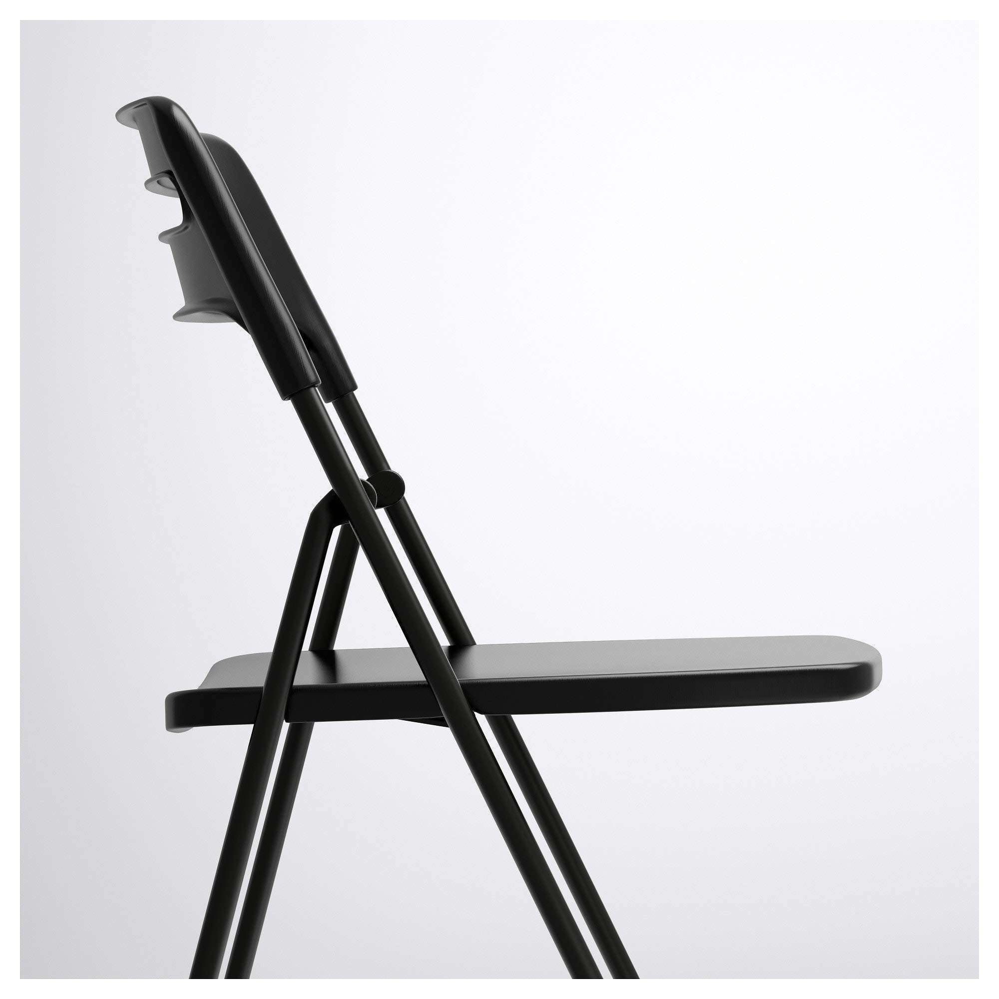 Ikea Nisse Folding Chair (Black,Iron) 6