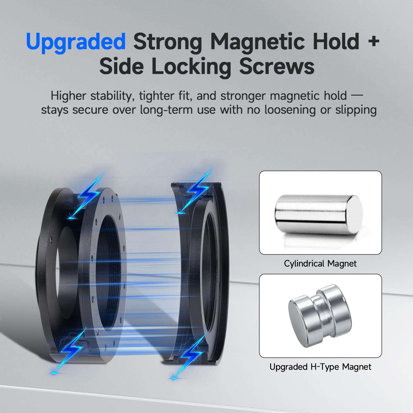 SVBONY SV226P M42-M48 Filter Drawer for OAG Version, New Upgraded with Twelve M2.5 Female Threads, Photographic Filters Drawer, Double Magnetic Filter Holder for 1.25" and 2" Filter, for Deep Sky 5