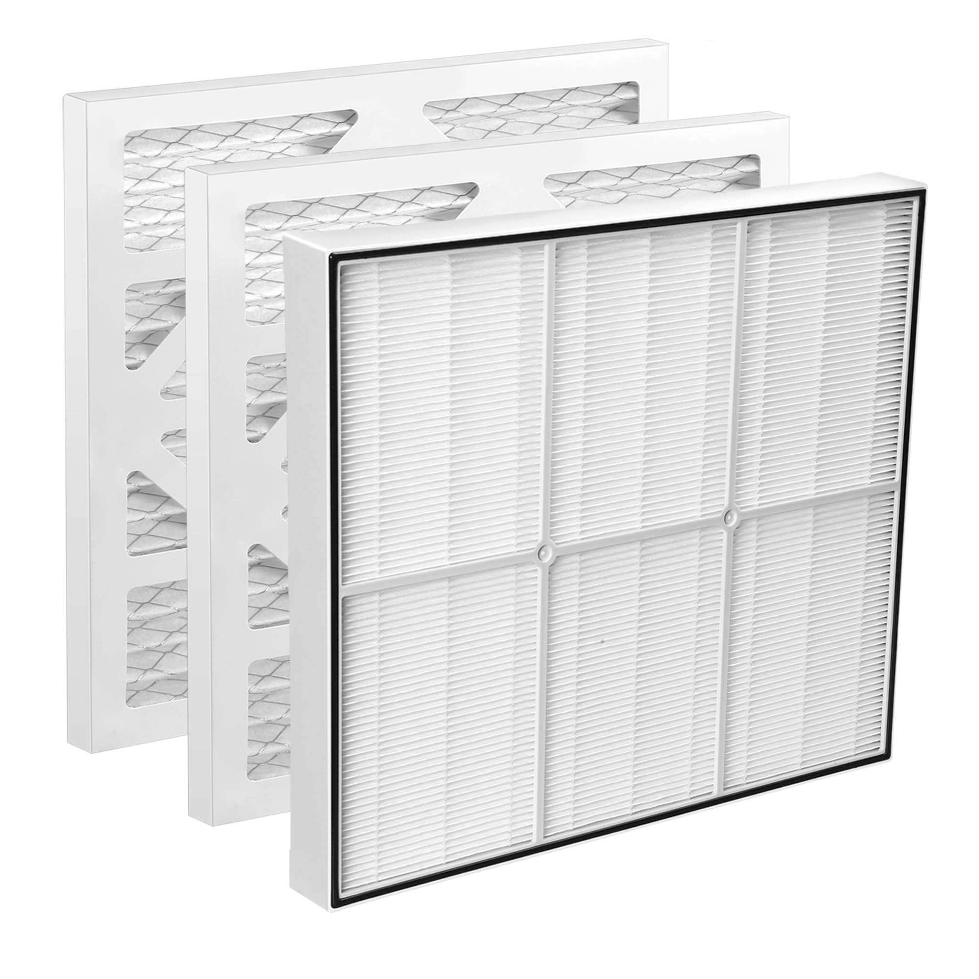 HEPA 500 air Scrubber Filter,Compatible With Mounto Hepa500 Commercial 500cfm Hepa Air Filter,Dri-eaz F284 Defendair hepa 500,Access Comfortable Living Environment,1+HEPA and 2 Pre-Filter 1