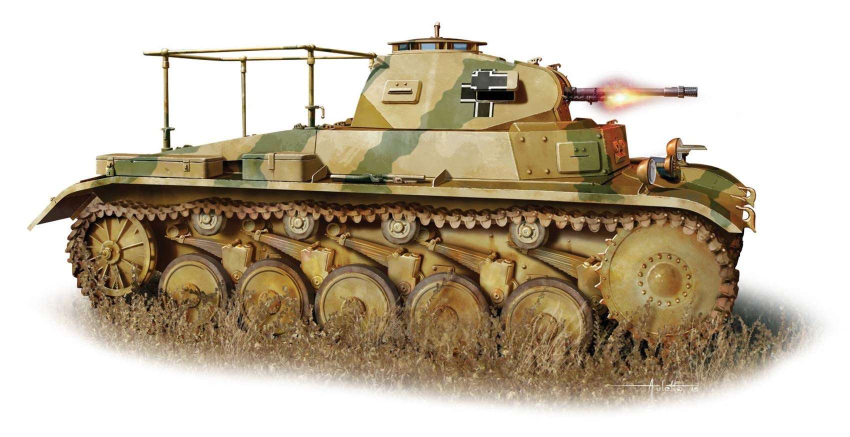 Dragon Models 1/35 Pz.Beob.Wg.II Ausf.A-C Smart Kit Model Kit 1