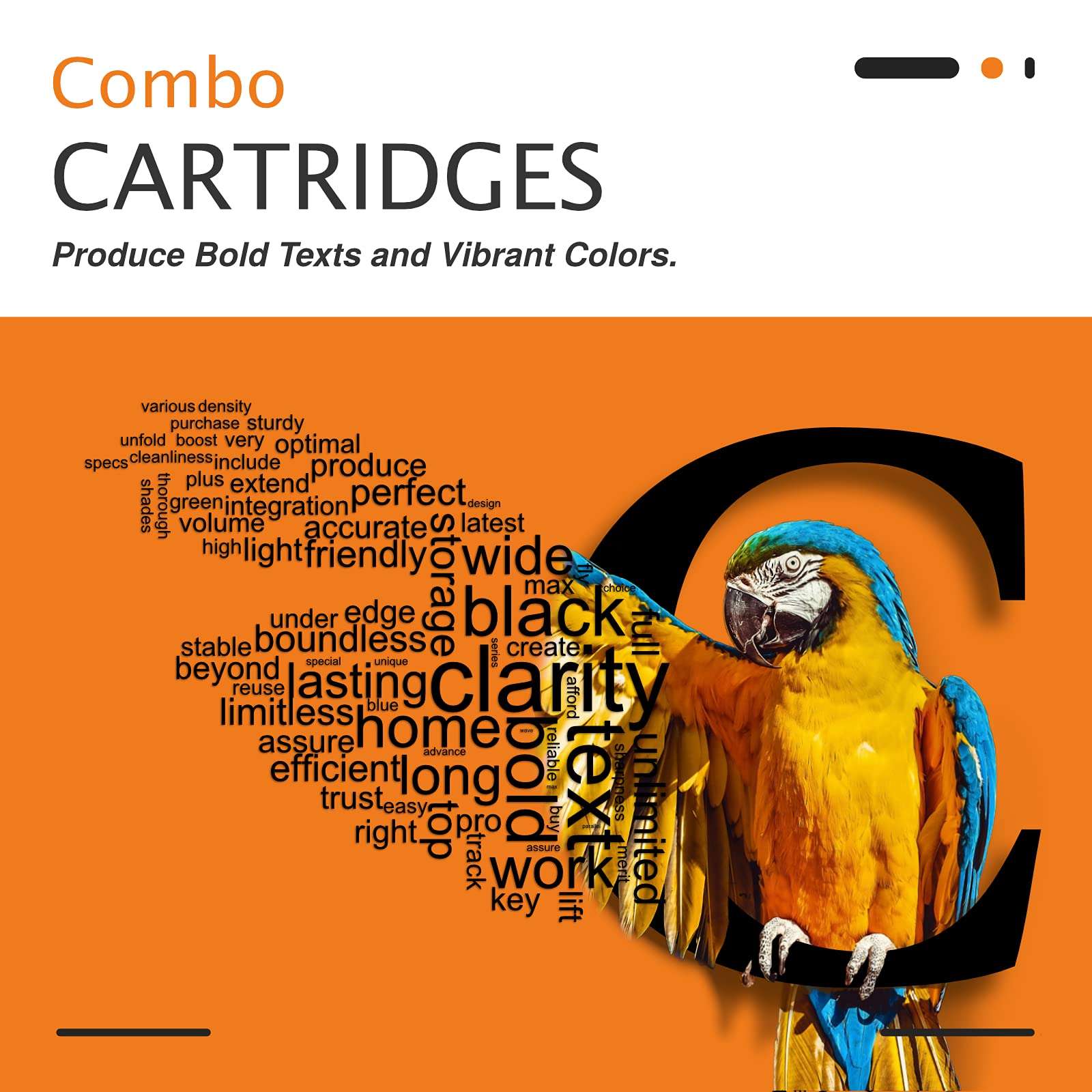 ATOPolyjet Remanufactured Cartridge Replacement for HP 74XL 75XL Ink (1 Black, 1 Color) for PhotoSmart C4280 C5280 C4480 C4250 C5550 C4440 C4200 DeskJet D4260 D4360 OfficeJet J5740 J5780 J6480 Printer 5