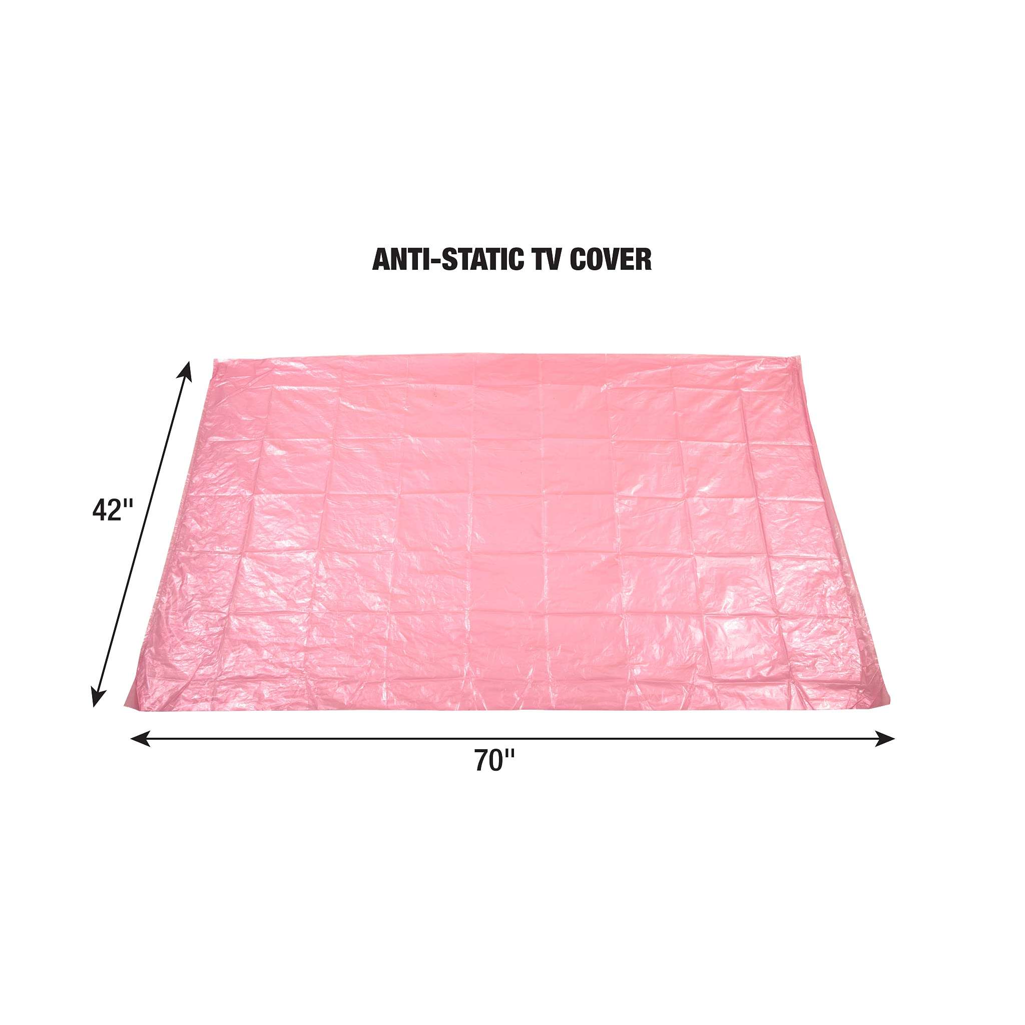 U-Haul Anti-Static TV Cover (Fits Flat Screens up to 70") - 70" x 42" 3