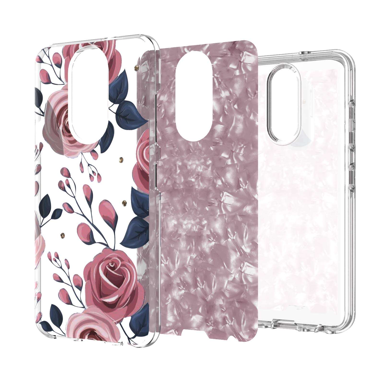 Eaglecell - Compatible for LG Journey LTE L322DL, Neon Plus, Prime 2, Arena 2, Aristo 4+ Plus, Tribute Royal, Escape Plus, K30 (2019) LM-X320 - Hybrid Phone Case w/Stand/Belt Clip Holster - CV1 Black 3