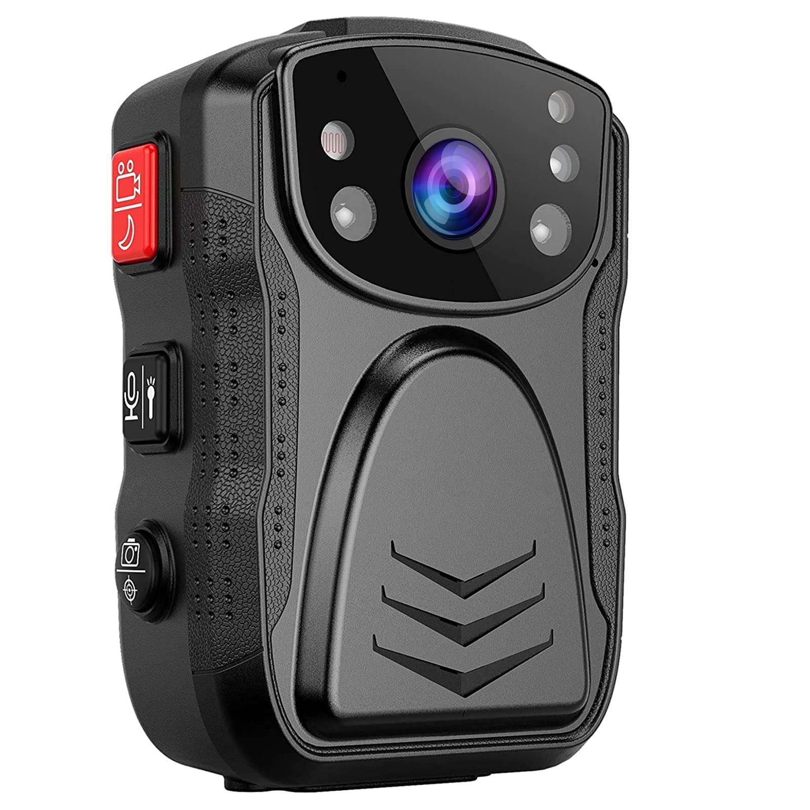 PatrolMaster 1296P UHD Body Camera with Audio, 2 Inch Display, Night Vision, Waterproof, Shockproof, Body Worn Camera with Compact Design, Police Camera (128GB) 1