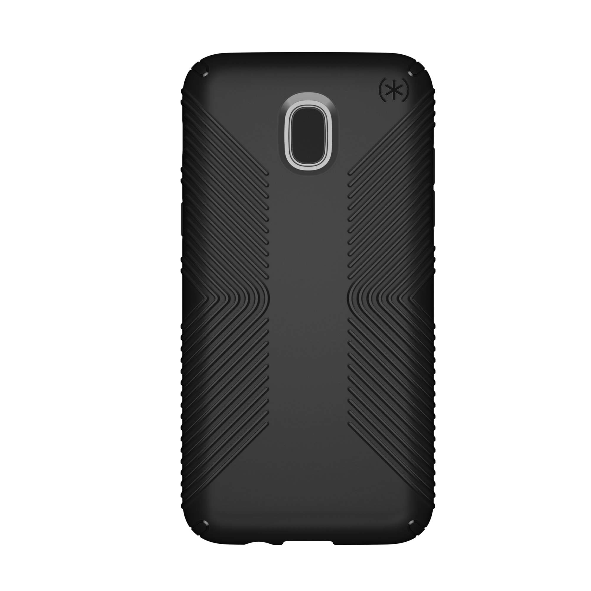 Speck Products Presidio Grip Samsung Galaxy J3 Case (fits Verizon J3 V 3rd Gen, AT&T Express Prime 3; Cricket Amp Prime 3, Sol 3; T-Mobile J3 Star), Black/Black 2