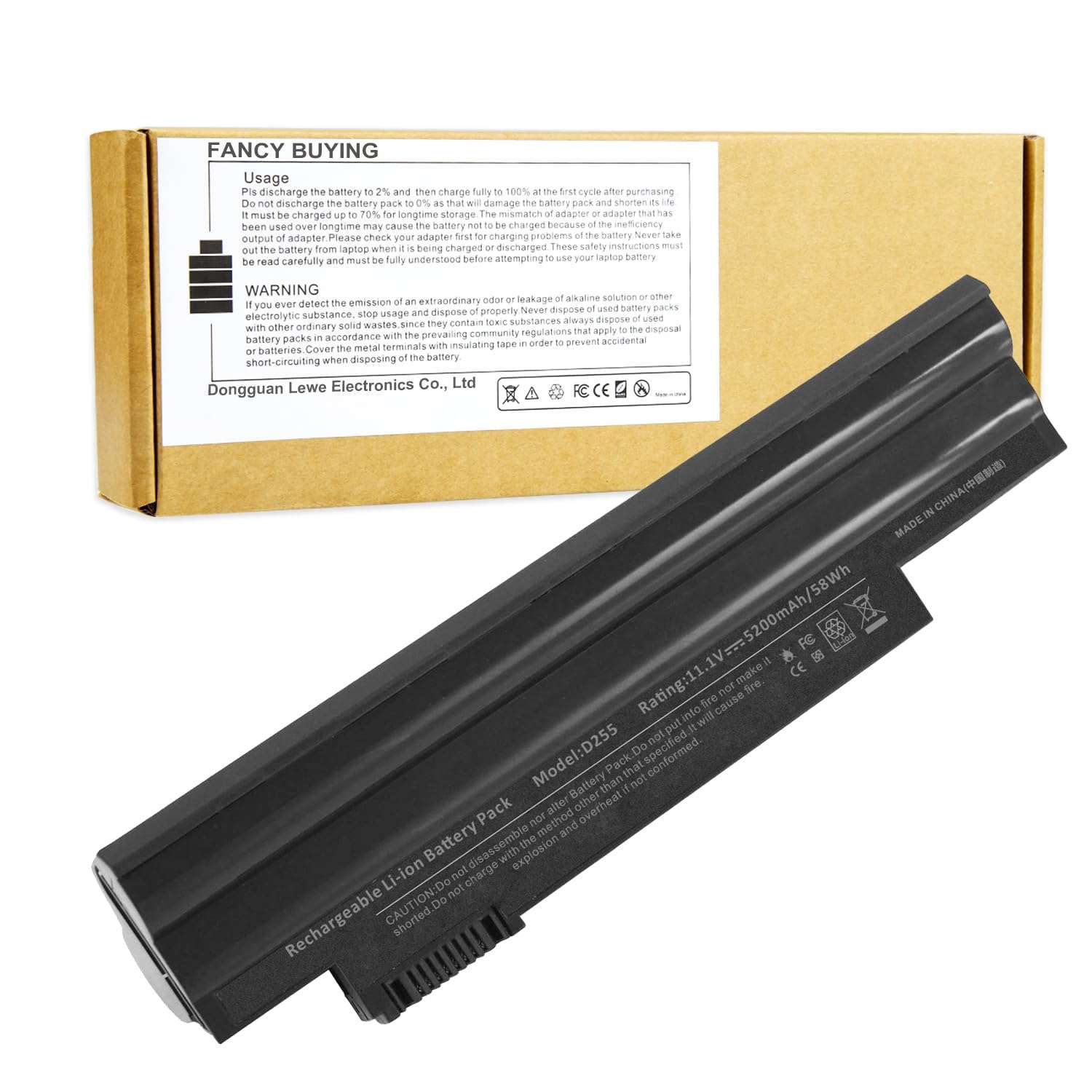 Fancy Buying Laptop Battery for Acer Aspire One D255 D257 D260 522 722 Al10a31 Al10b31 Al10bw Al10g31 Bt.00603.121 Lc.btp00 Gateway LT23 LT25 Performance 1