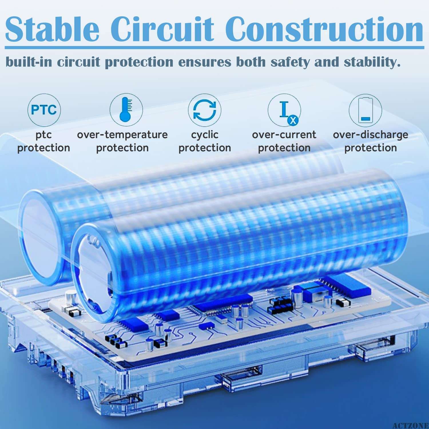 ActZone EN-EL25 Rechargeable Battery Compatible with Nikon Z50, Z 50, Z FC Mirrorless Digital Camera, Compatible with Nikon ENEL25 EN-EL25a 4241 Battery 3